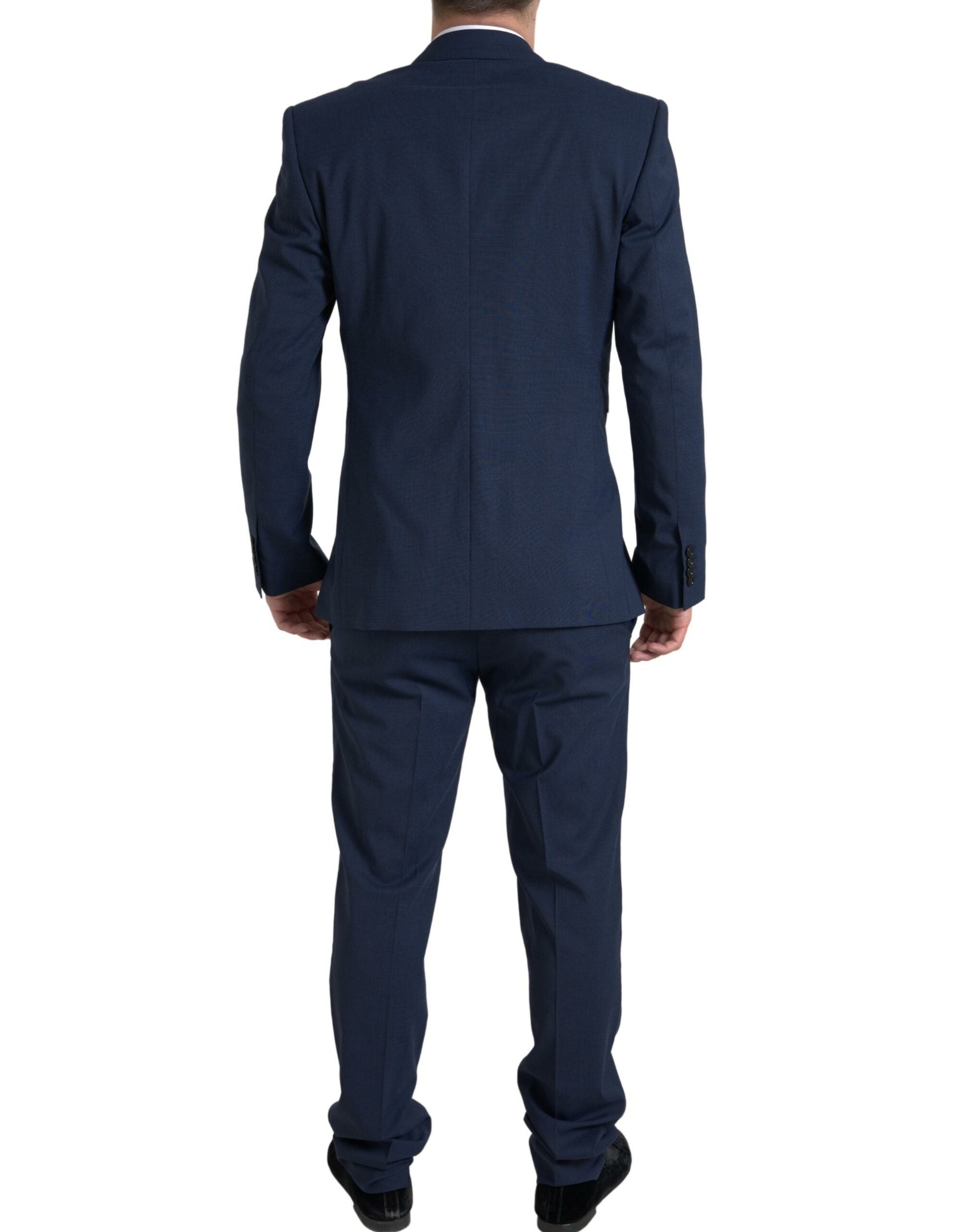 Blue 2 Piece Single Breasted SICILIA Suit - ventzia