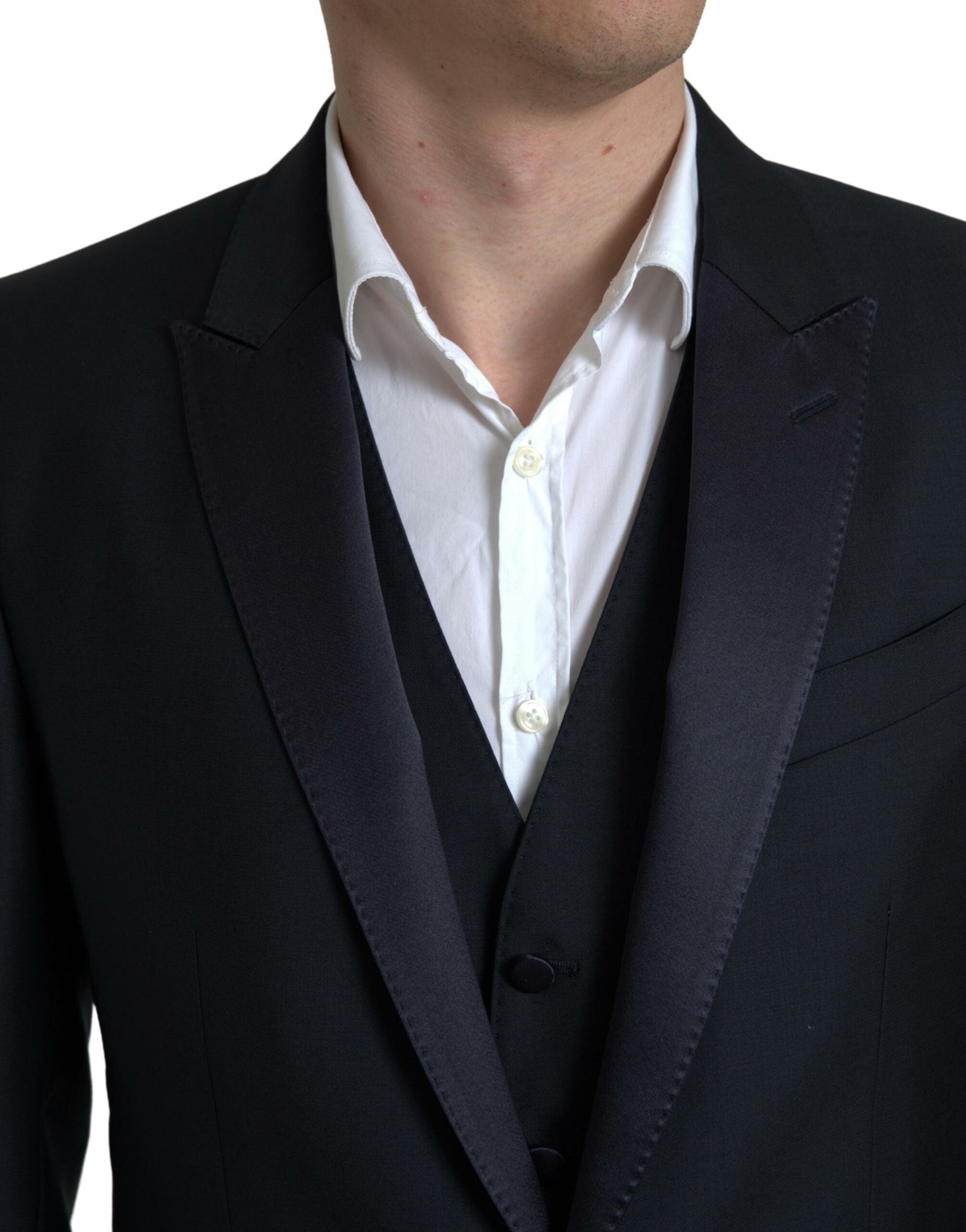 Blue 2 Piece Single Breasted MARTINI Suit - ventzia