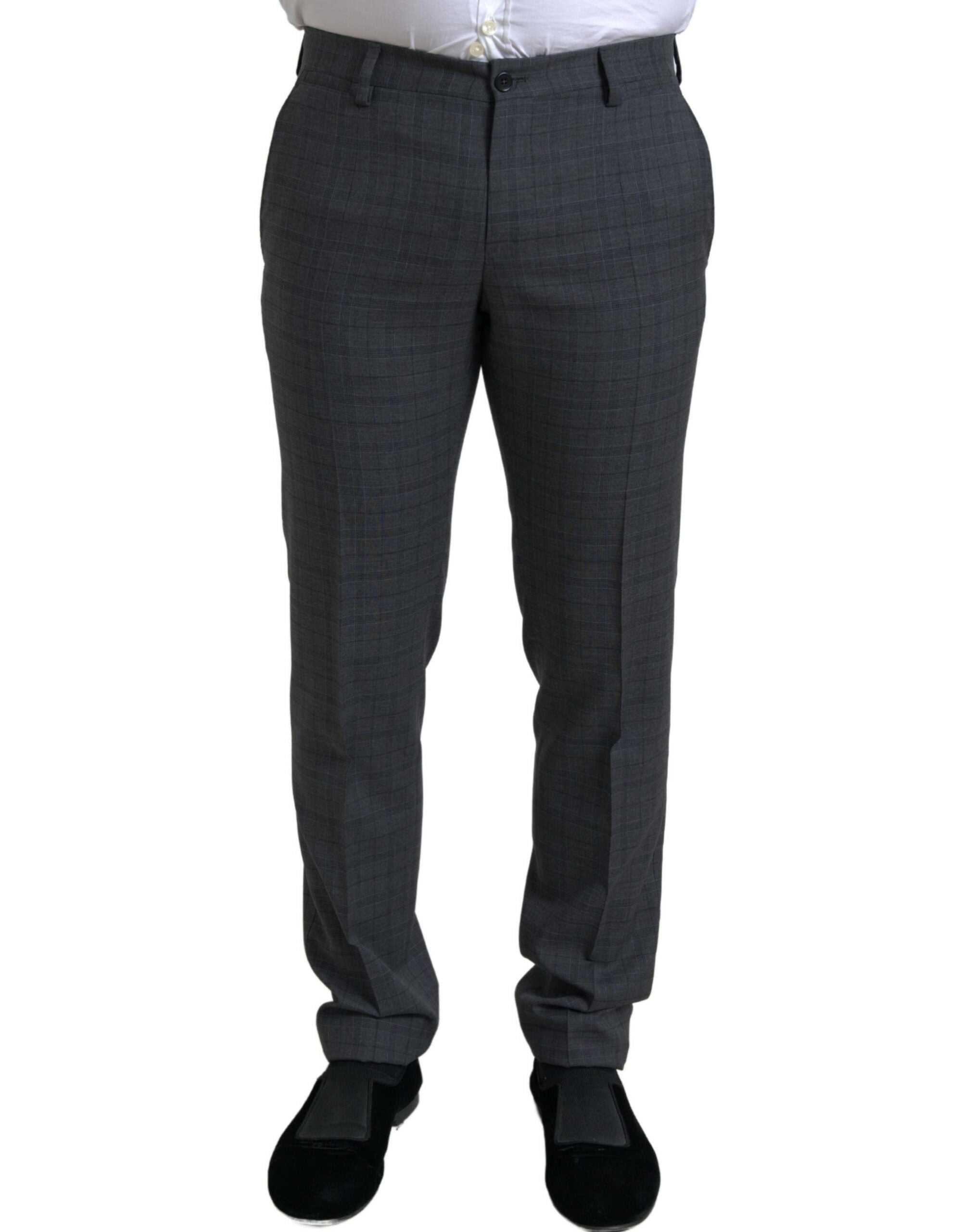Gray 2 Piece Single Breasted MARTINI Suit - ventzia