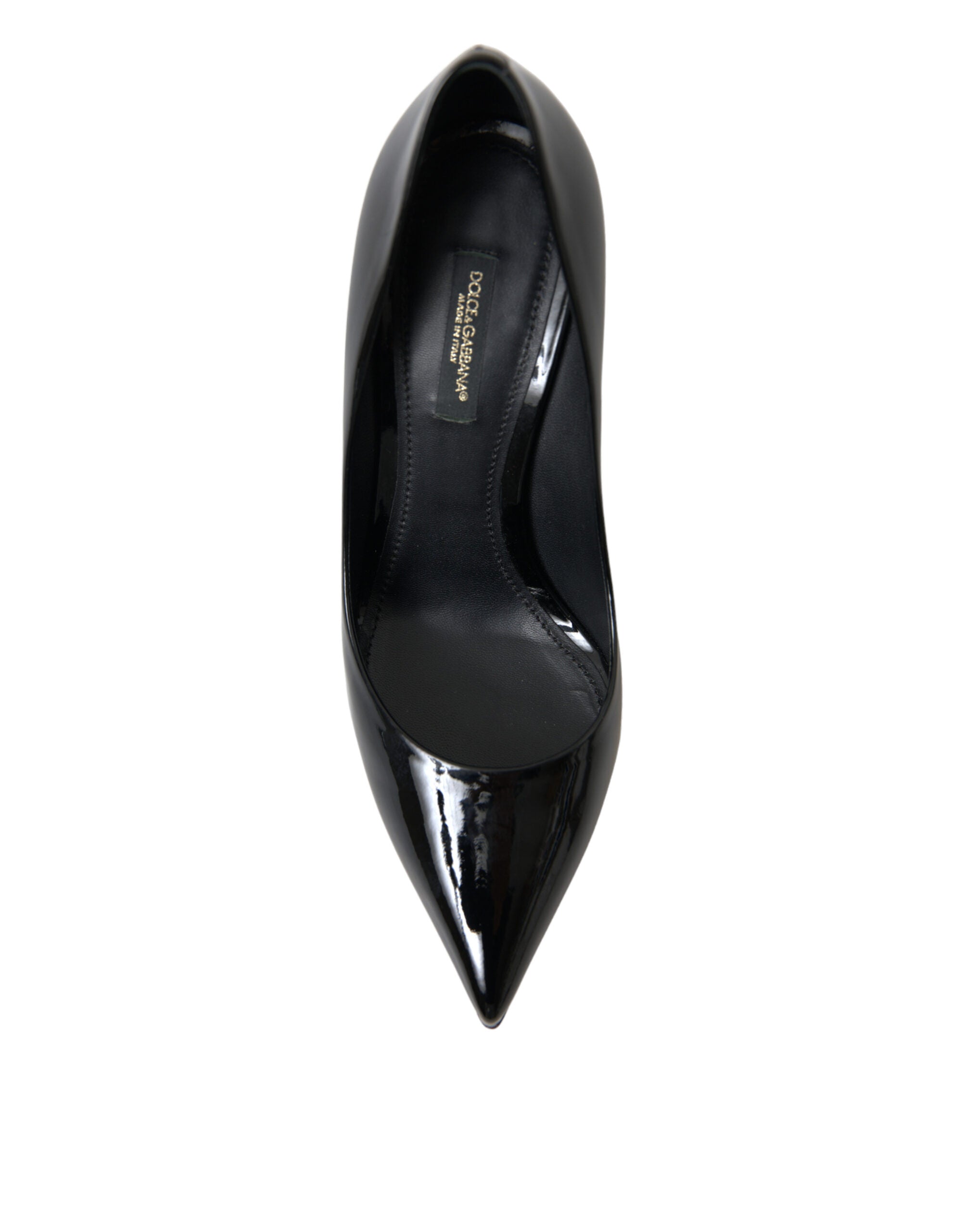 Black Patent Leather Pumps Heels Shoes - ventzia