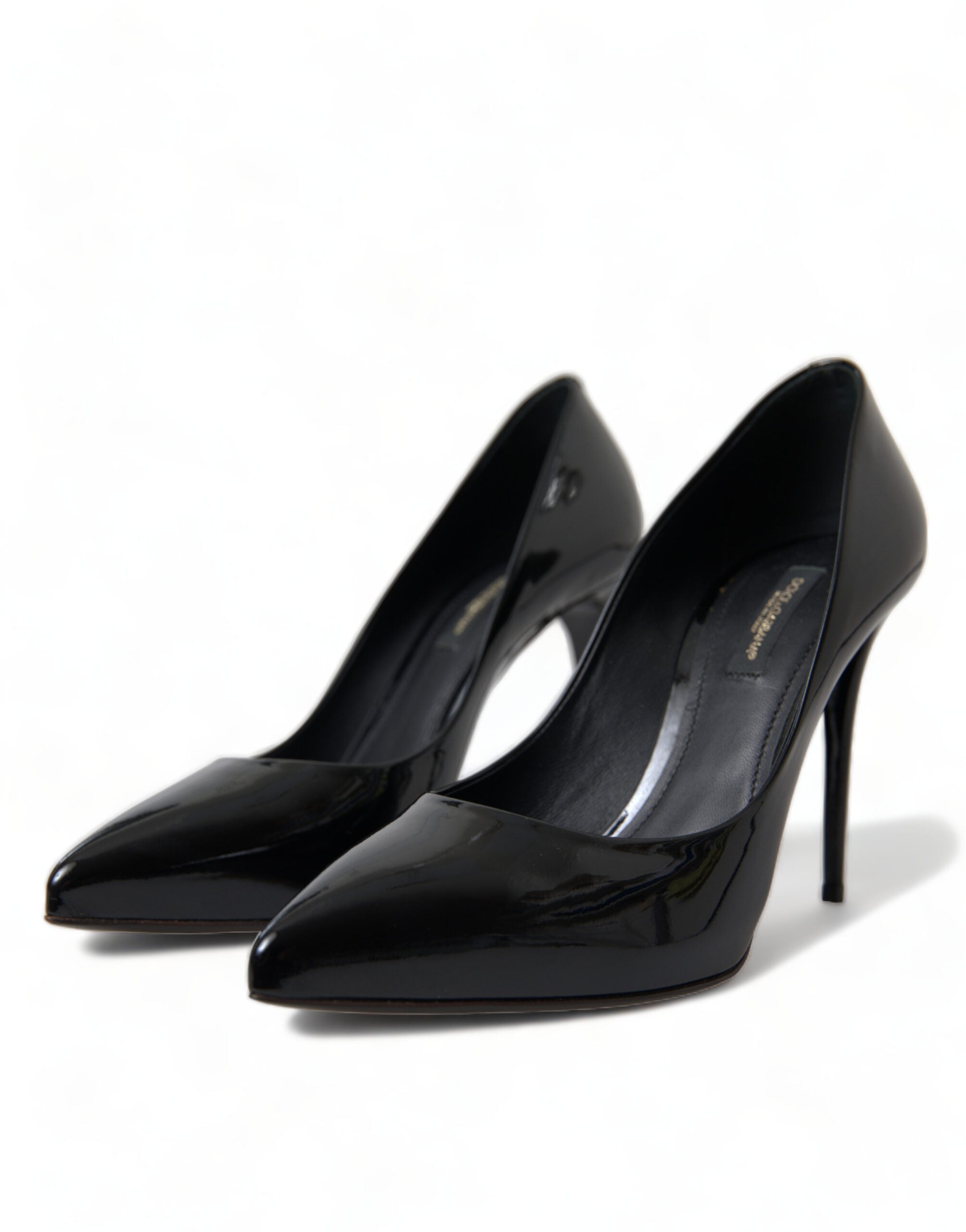 Black Patent Leather Pumps Heels Shoes - ventzia
