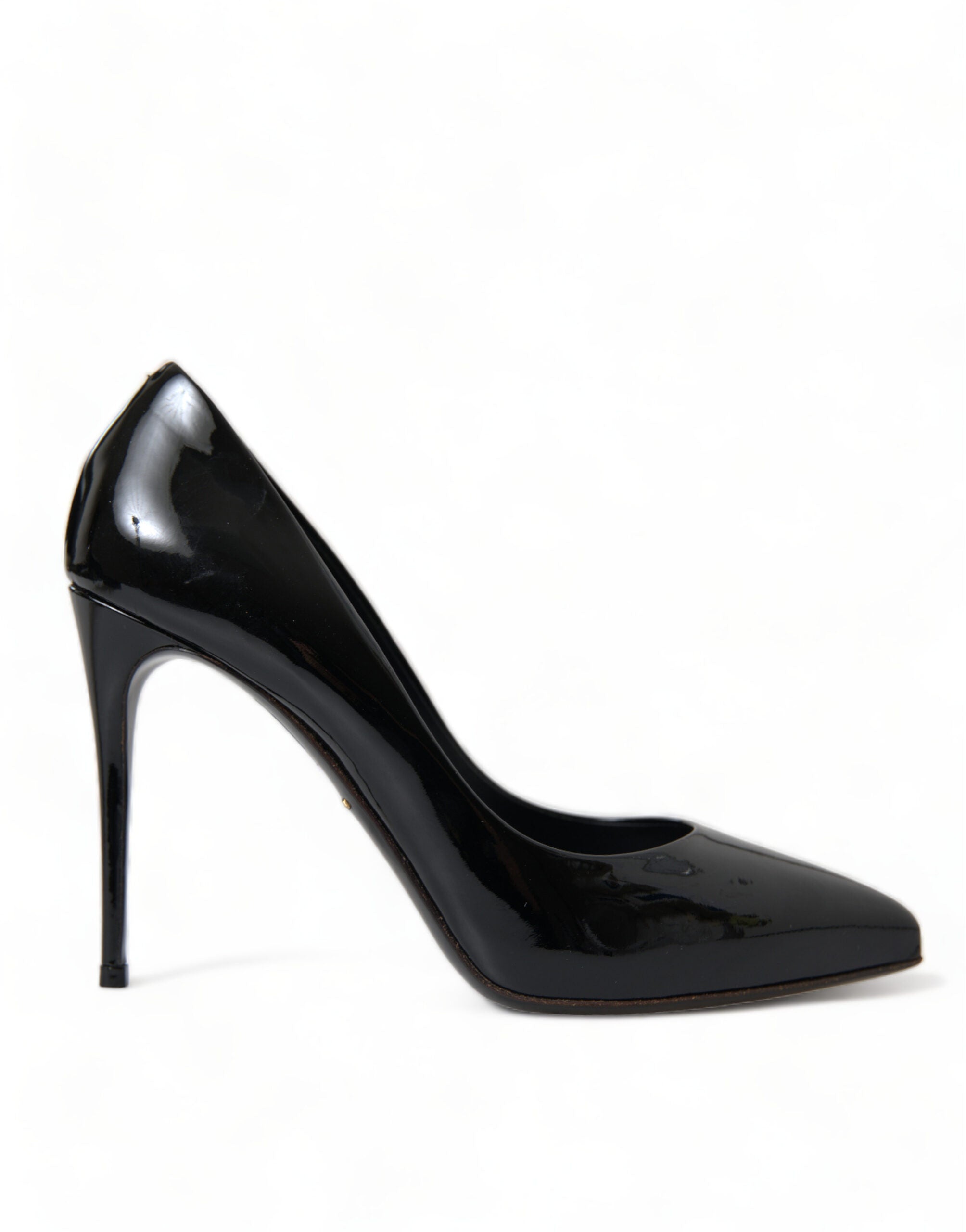 Black Patent Leather Pumps Heels Shoes - ventzia