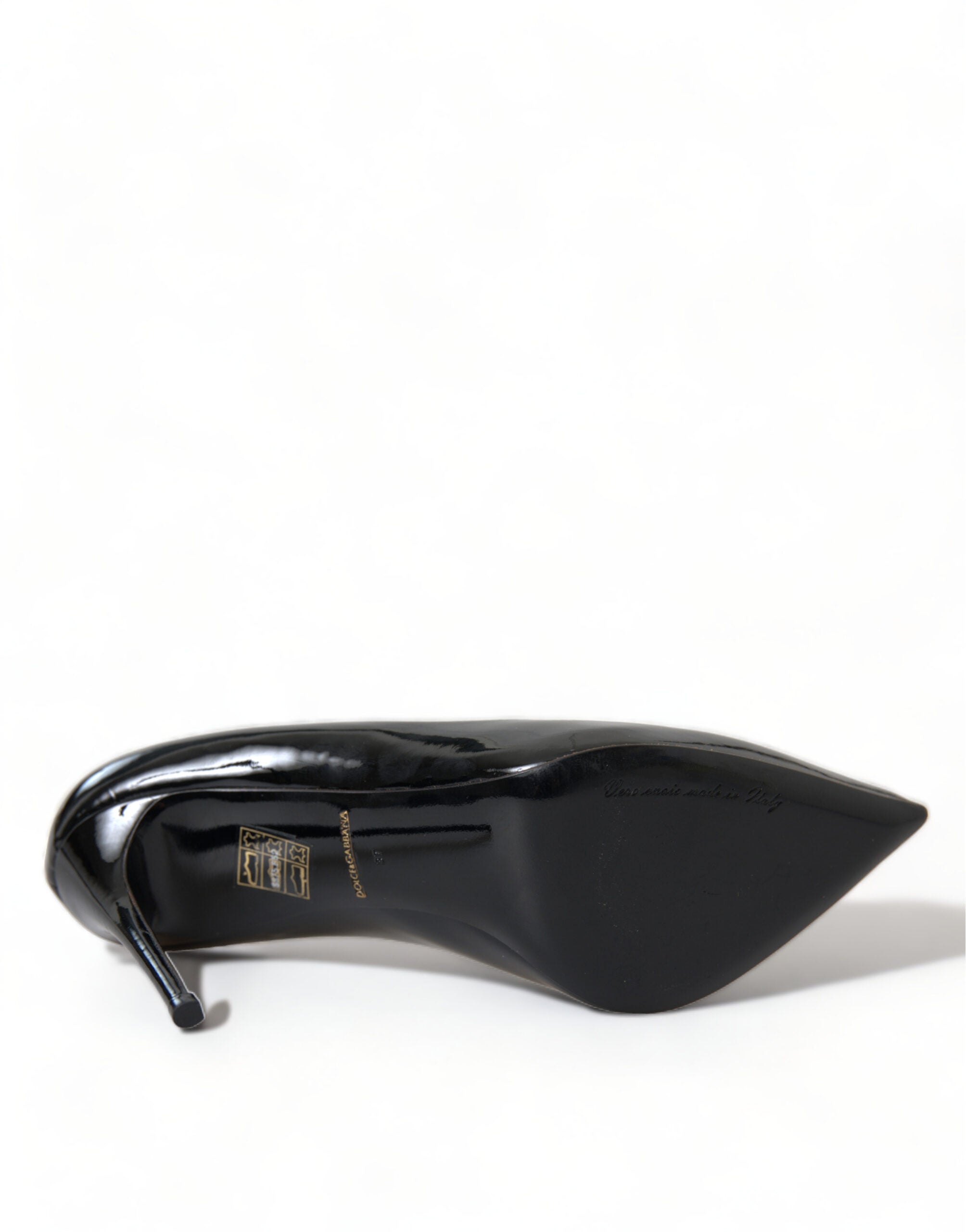 Black Patent Leather Pumps Heels Shoes - ventzia