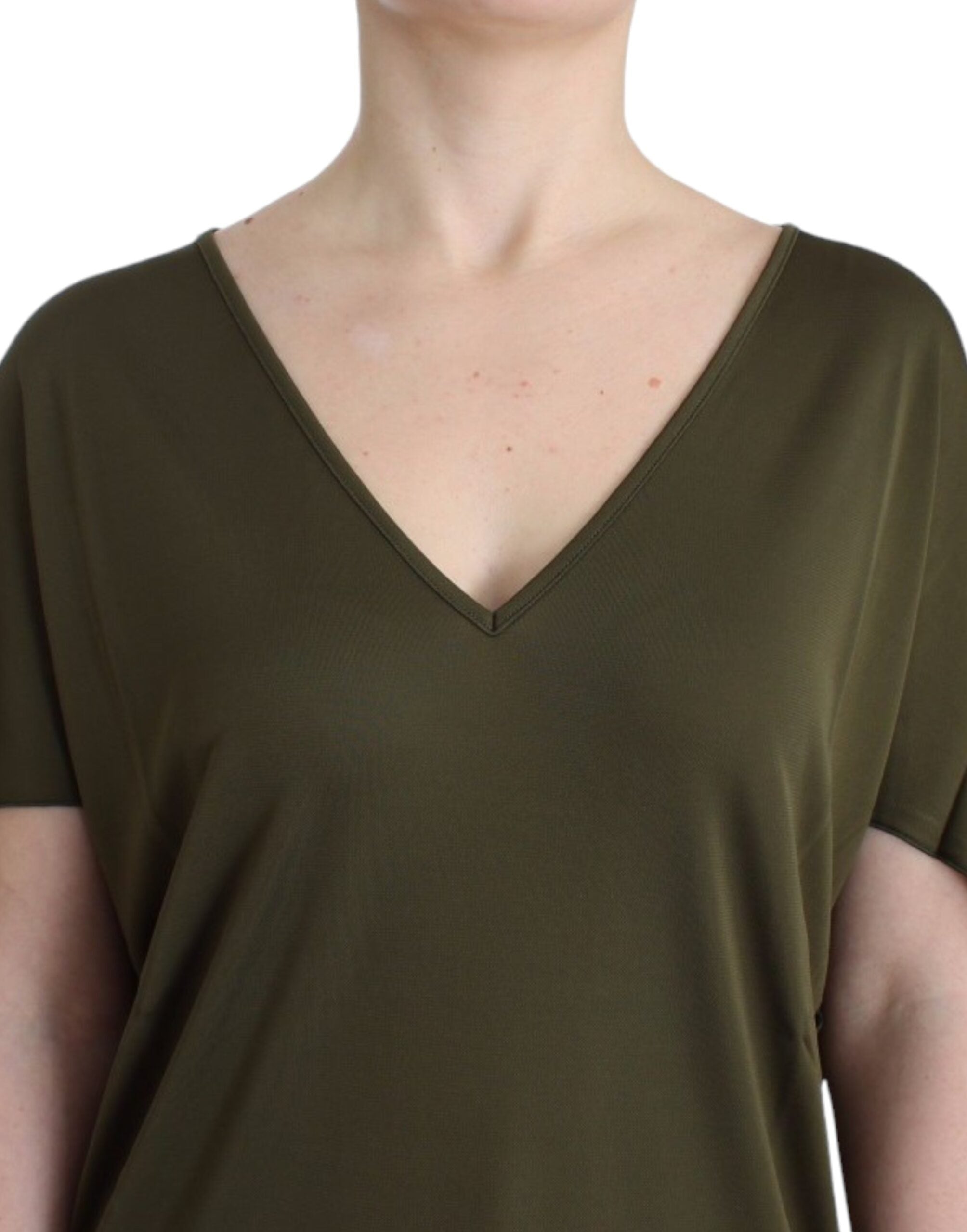 Emerald Elegance Rayon Blouse - ventzia