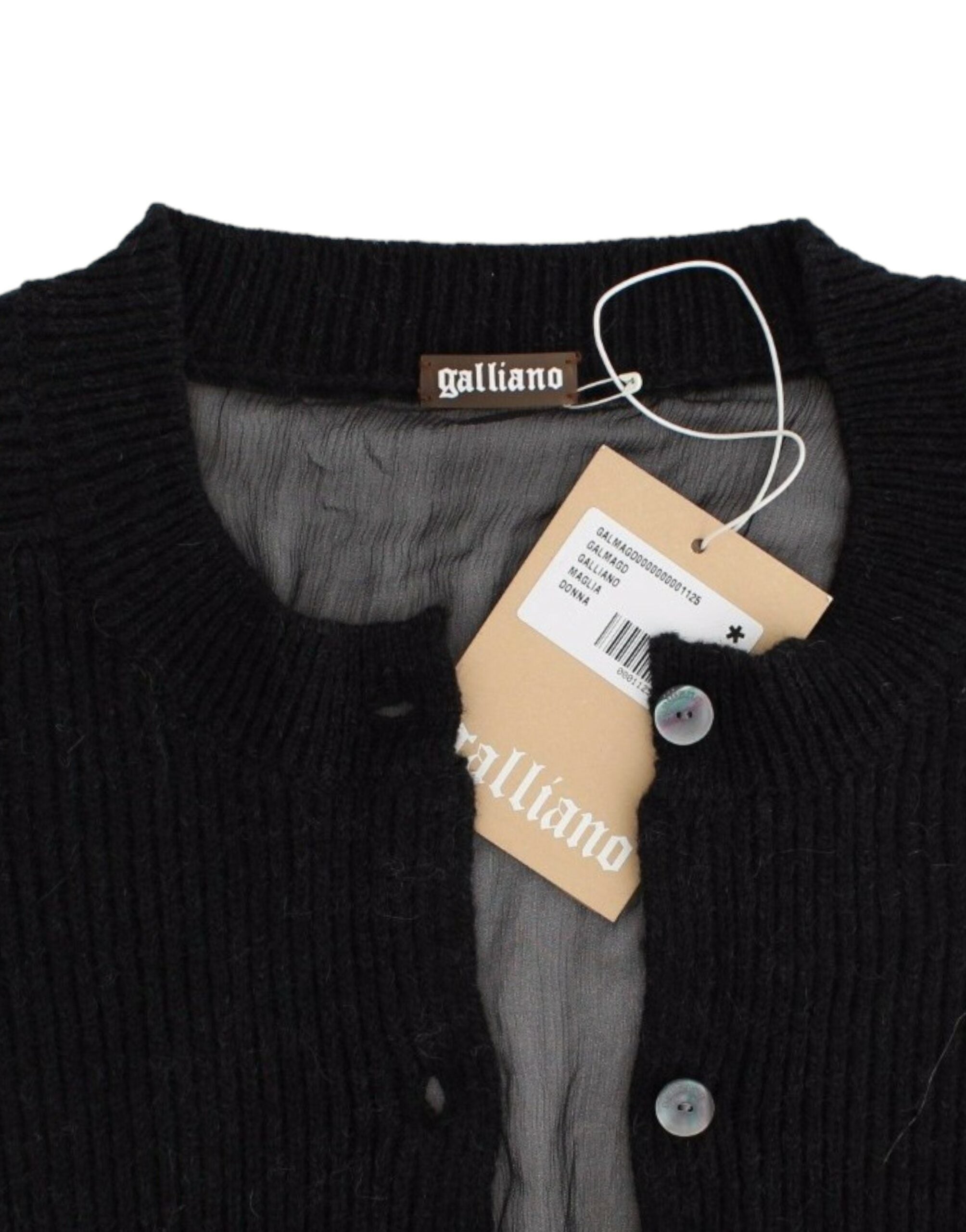 Chic Transparent Back Woolen Cardigan - ventzia