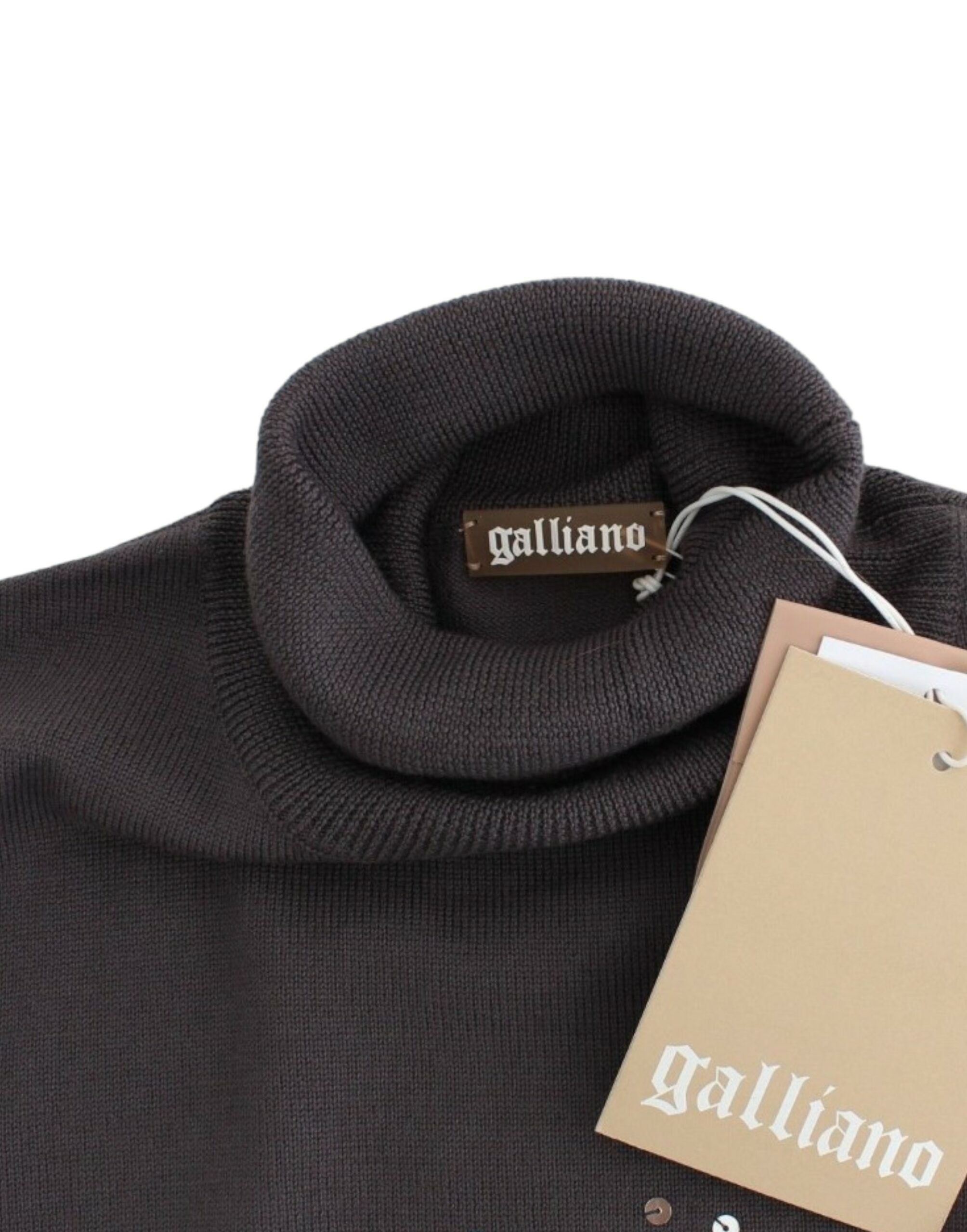 Elegant Virgin Wool Turtleneck Sweater - ventzia