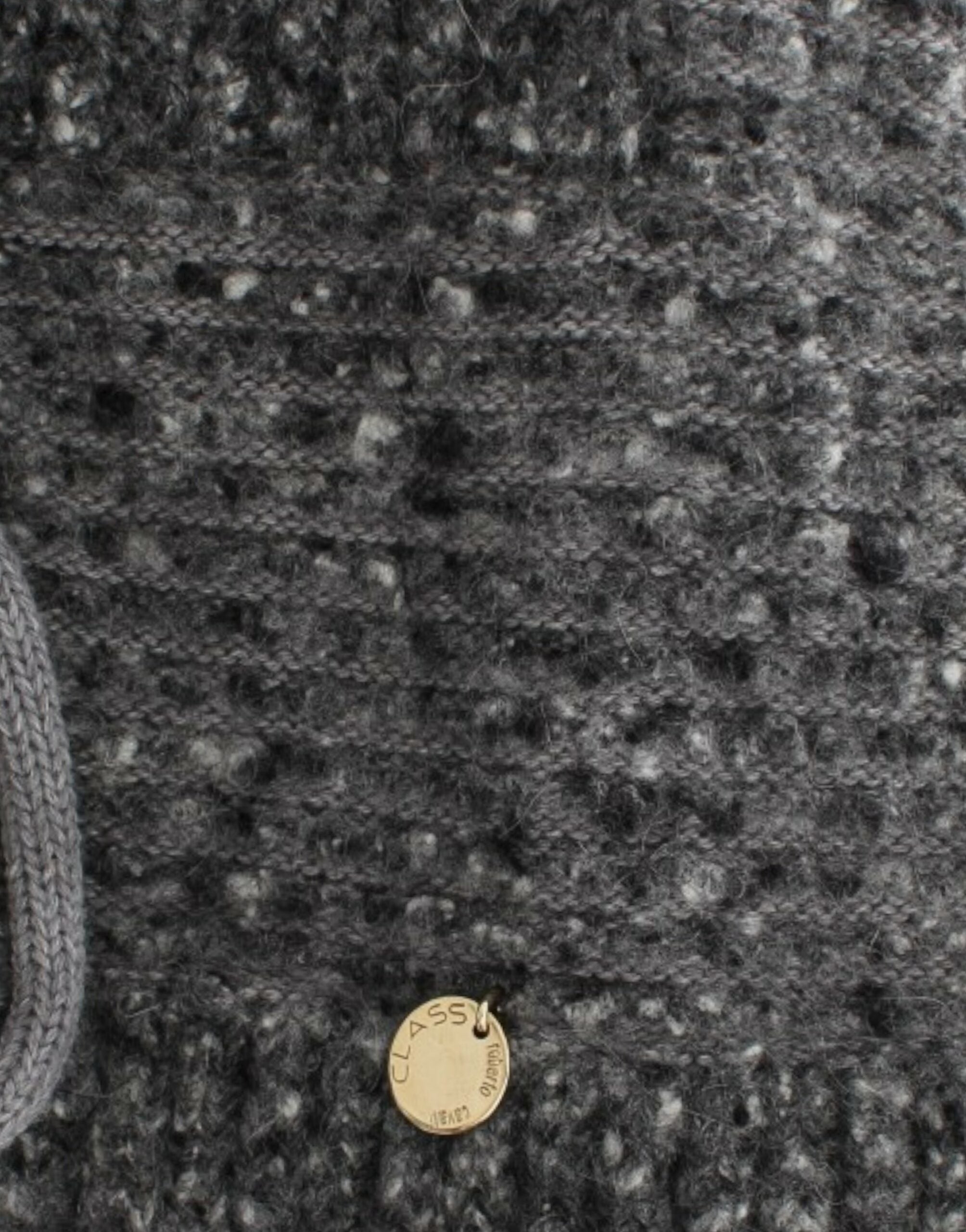 Gray wool knitted cardigan - ventzia