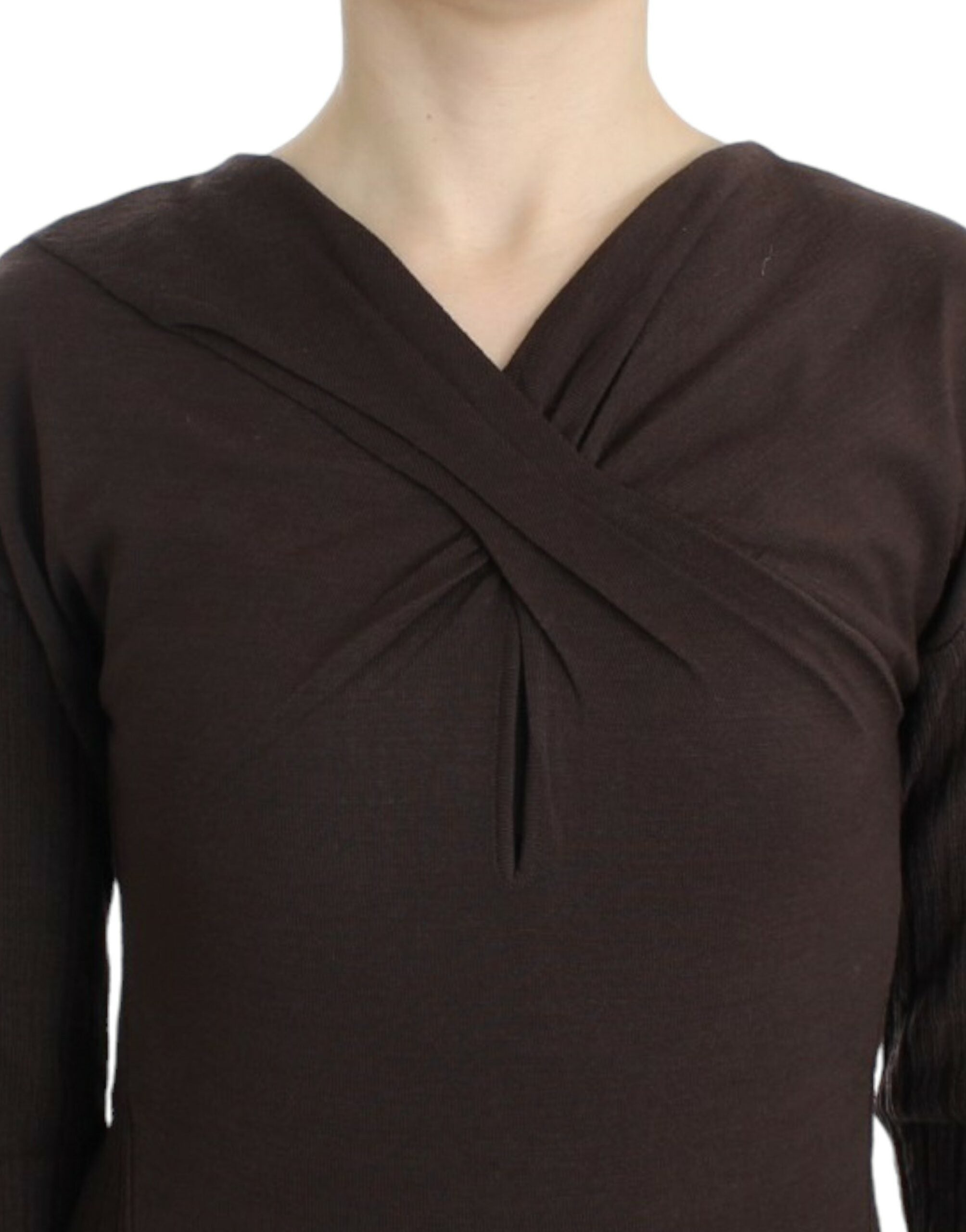 Chic Keyhole Virgin Wool Sweater - ventzia