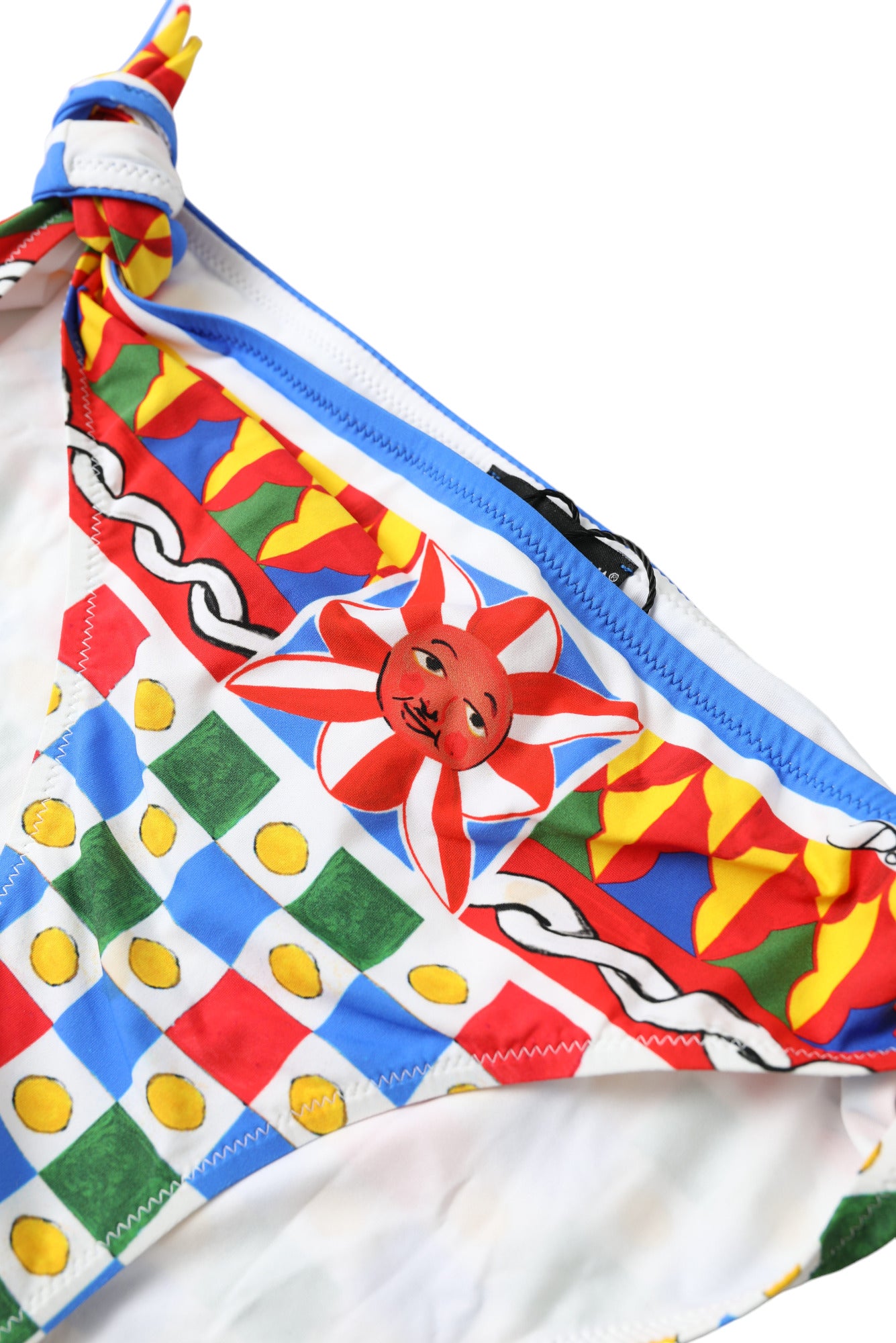 Multicolor Carretto Bottom Swim Beachwear Bikini - ventzia