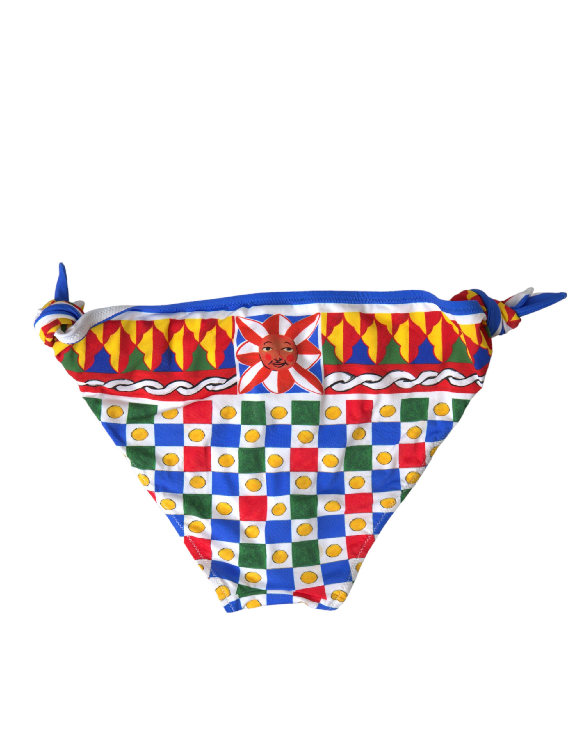 Multicolor Carretto Bottom Swim Beachwear Bikini - ventzia