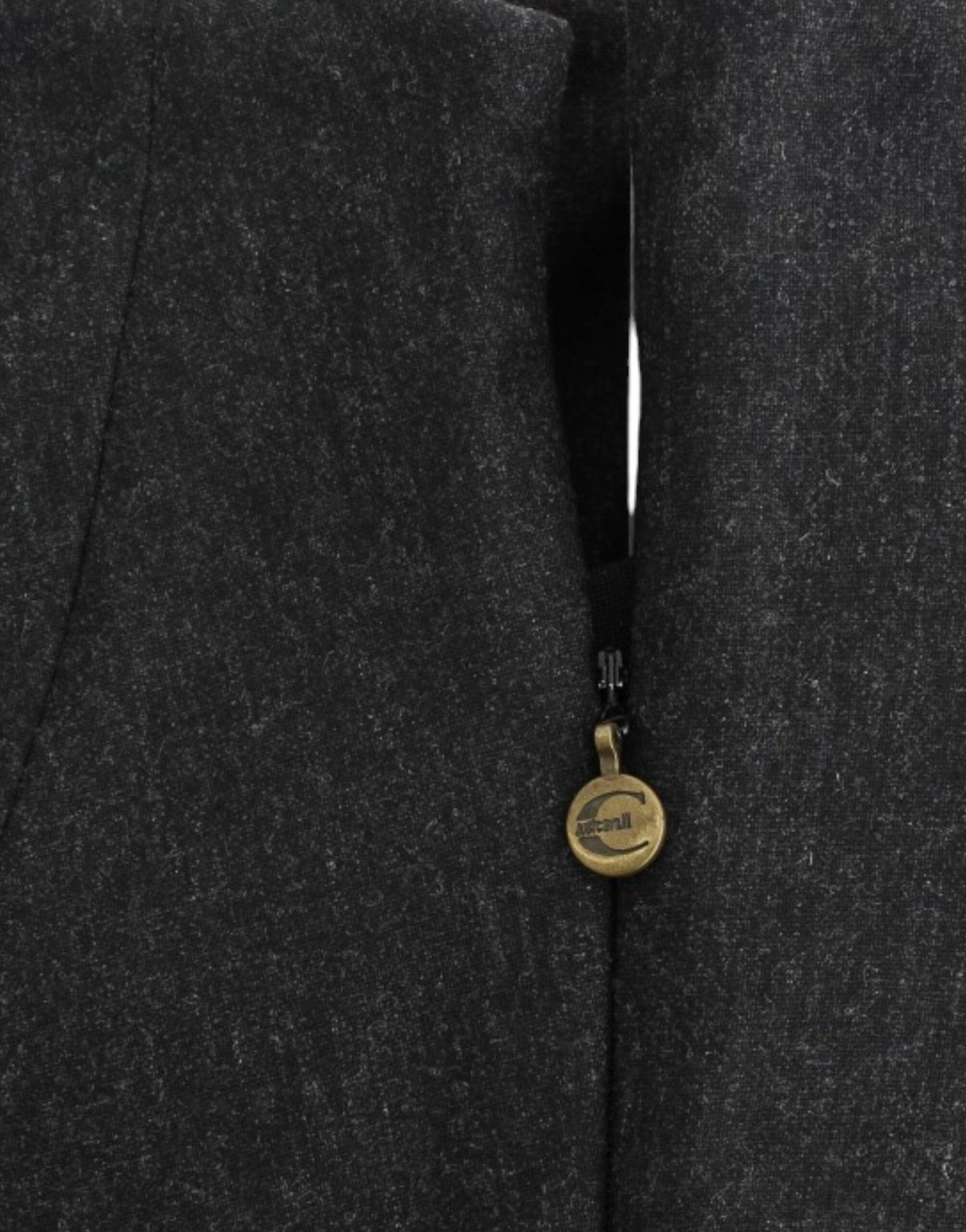 Elegant Gray Strapless Dress with Gold Accents - ventzia