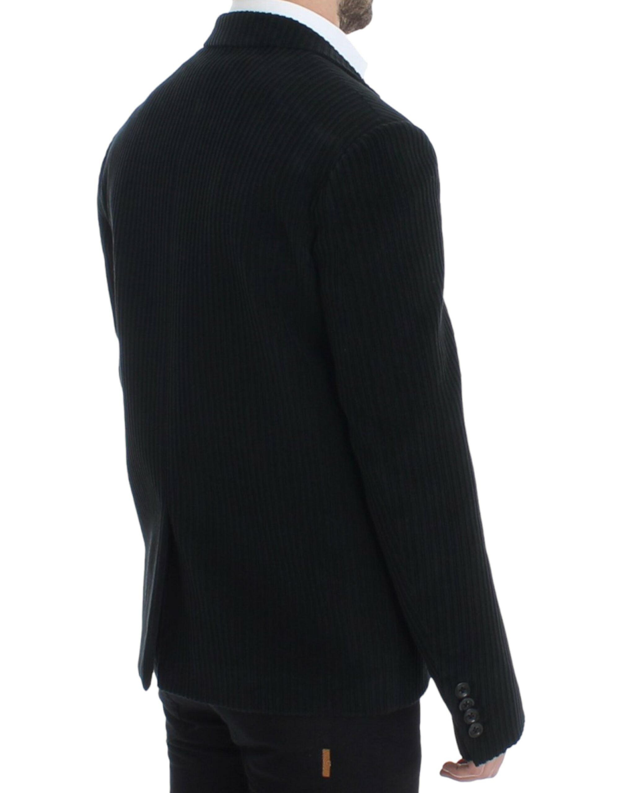 Elegant Black Martini Blazer Jacket - ventzia