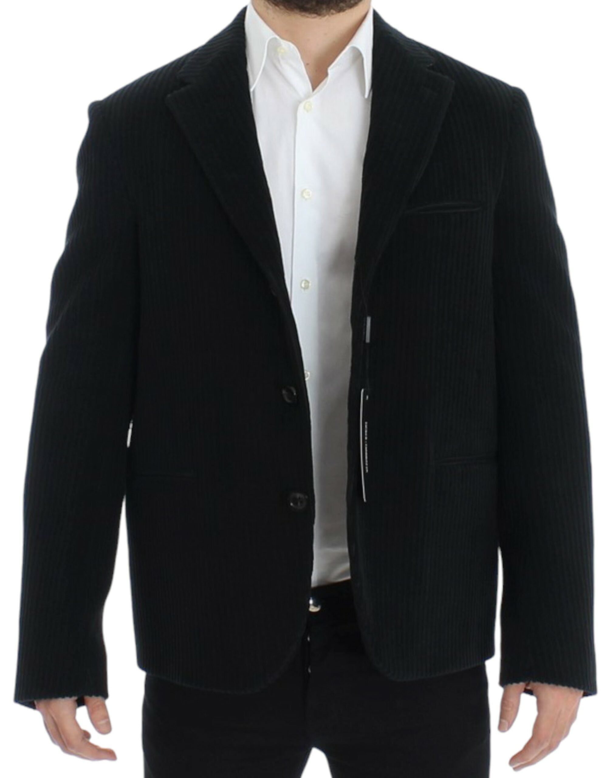 Elegant Black Martini Blazer Jacket - ventzia