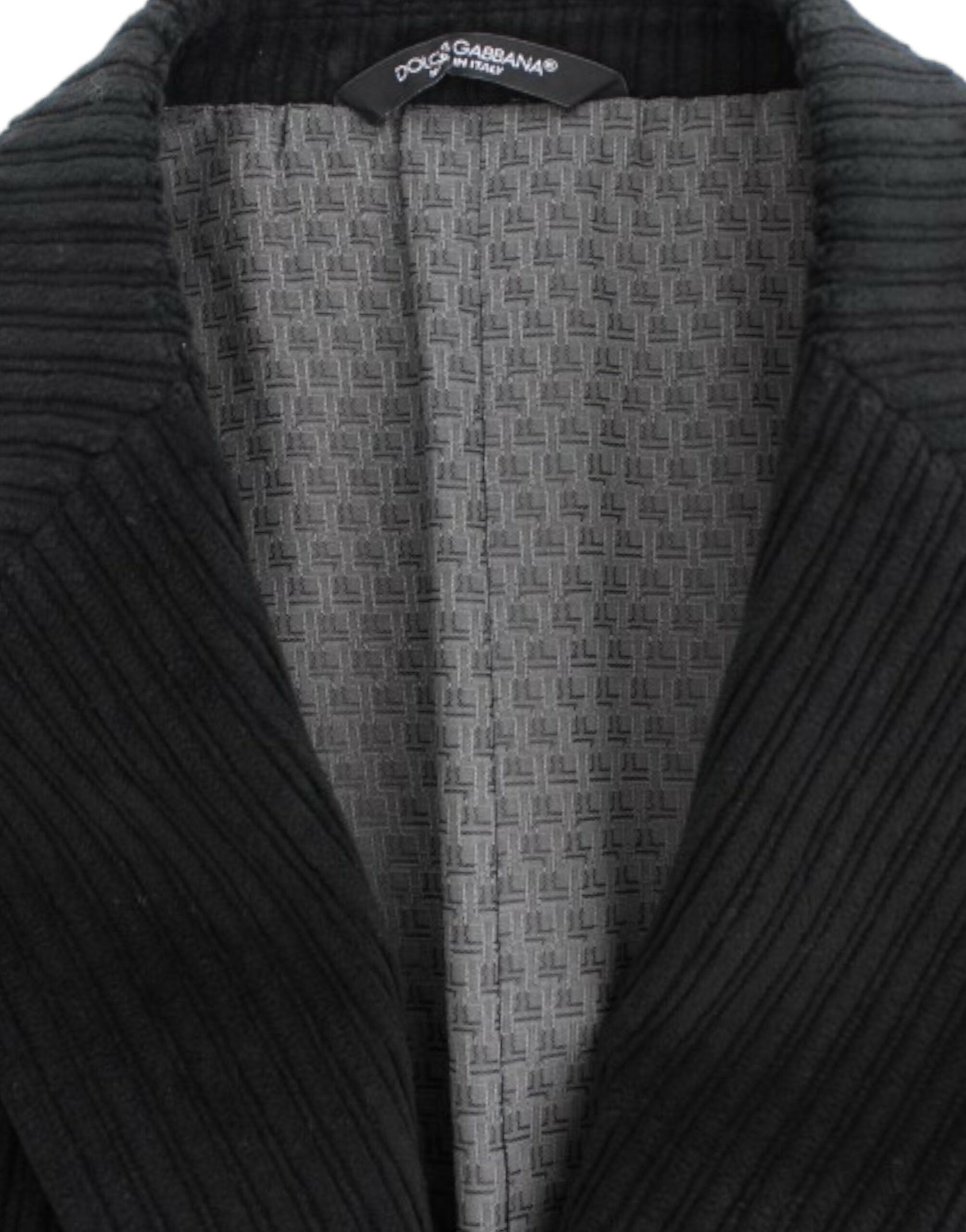 Elegant Black Martini Blazer Jacket - ventzia