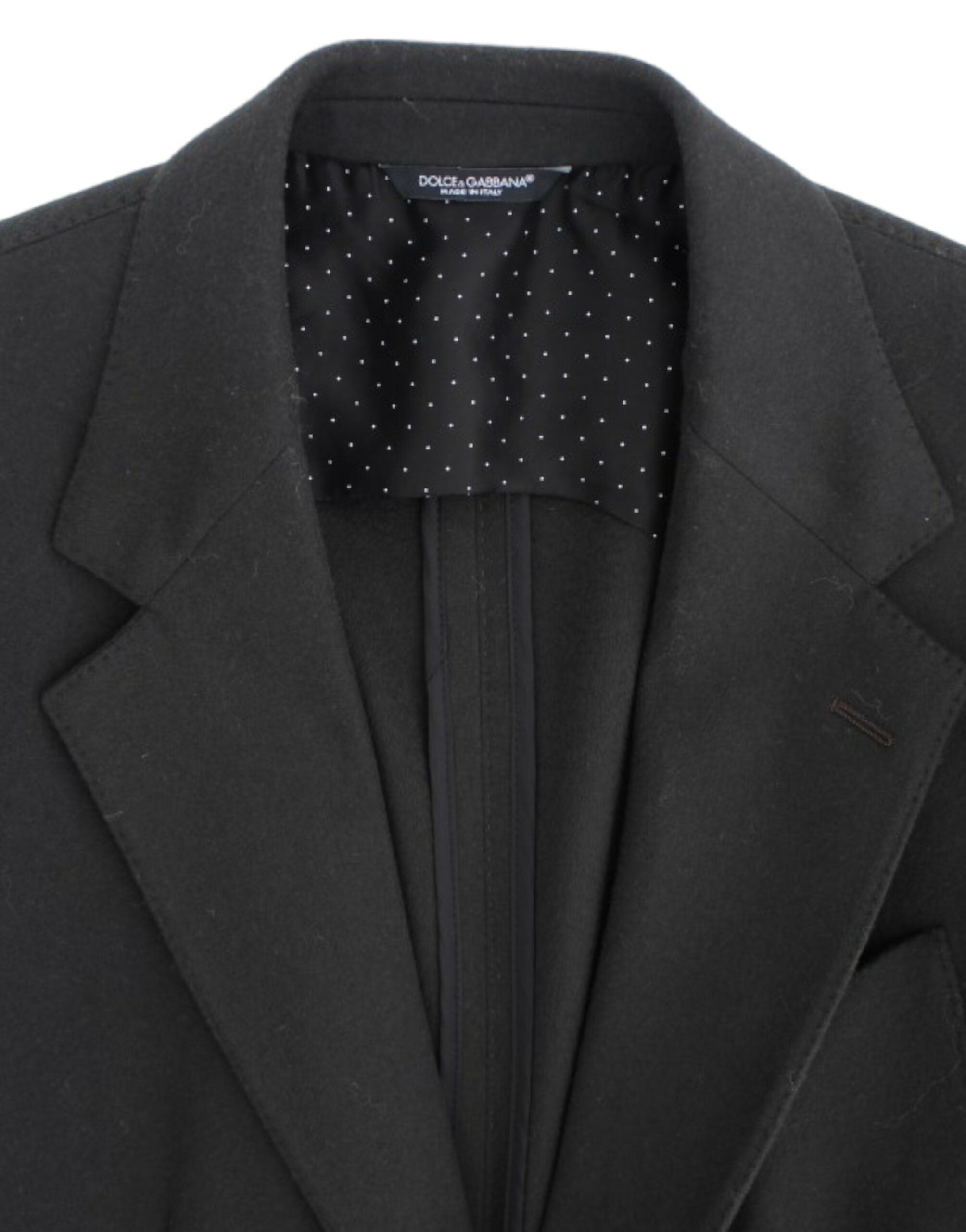 Elegant Green Cashmere Blazer Jacket - ventzia