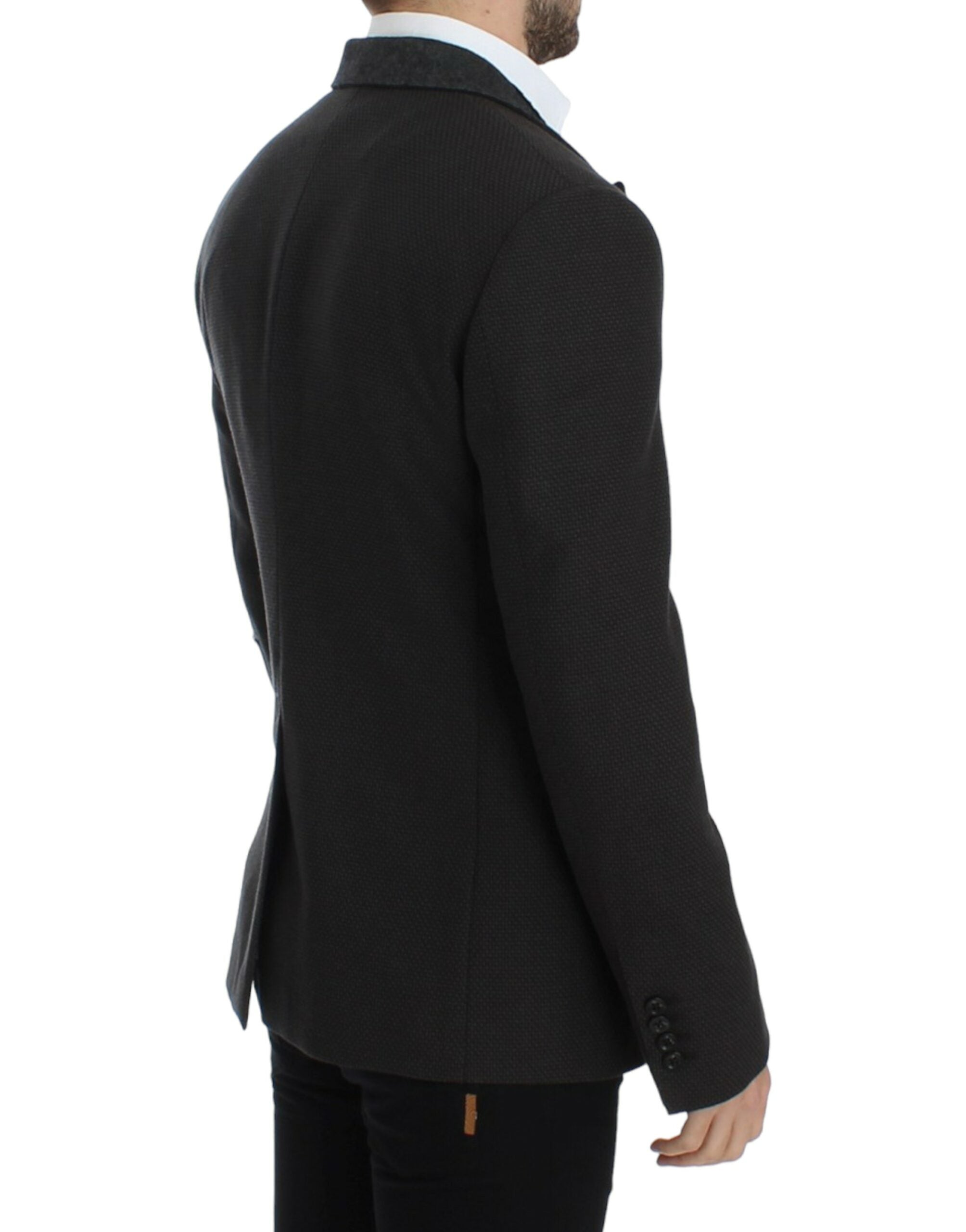 Elegant Slim Fit Double Breasted Blazer - ventzia