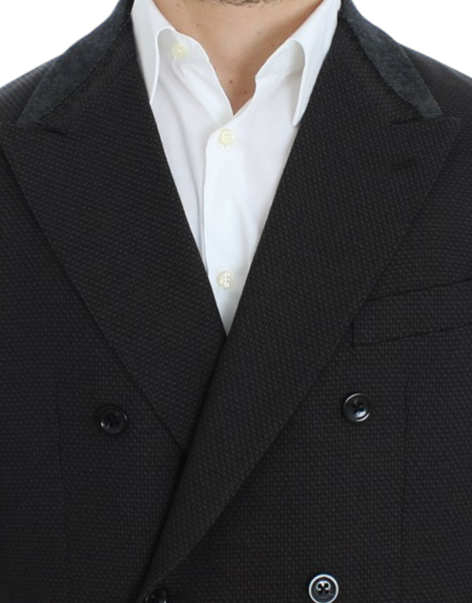 Elegant Slim Fit Double Breasted Blazer - ventzia