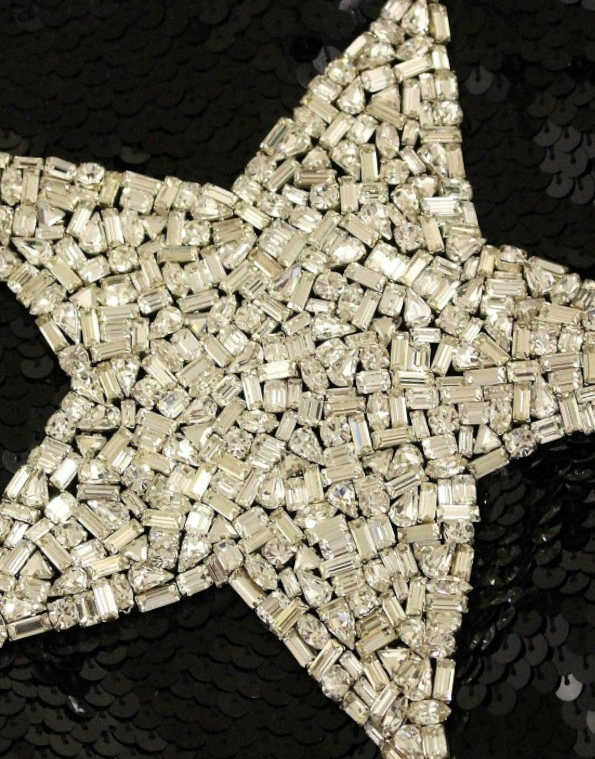Swarovski Star-Studded Sequin Mini Dress - ventzia