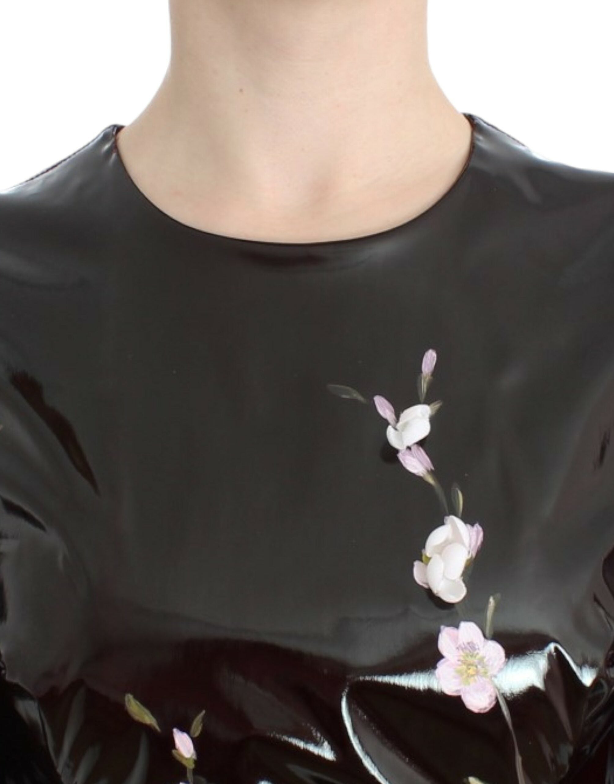 Elegant Floral Embellished Shift Dress - ventzia
