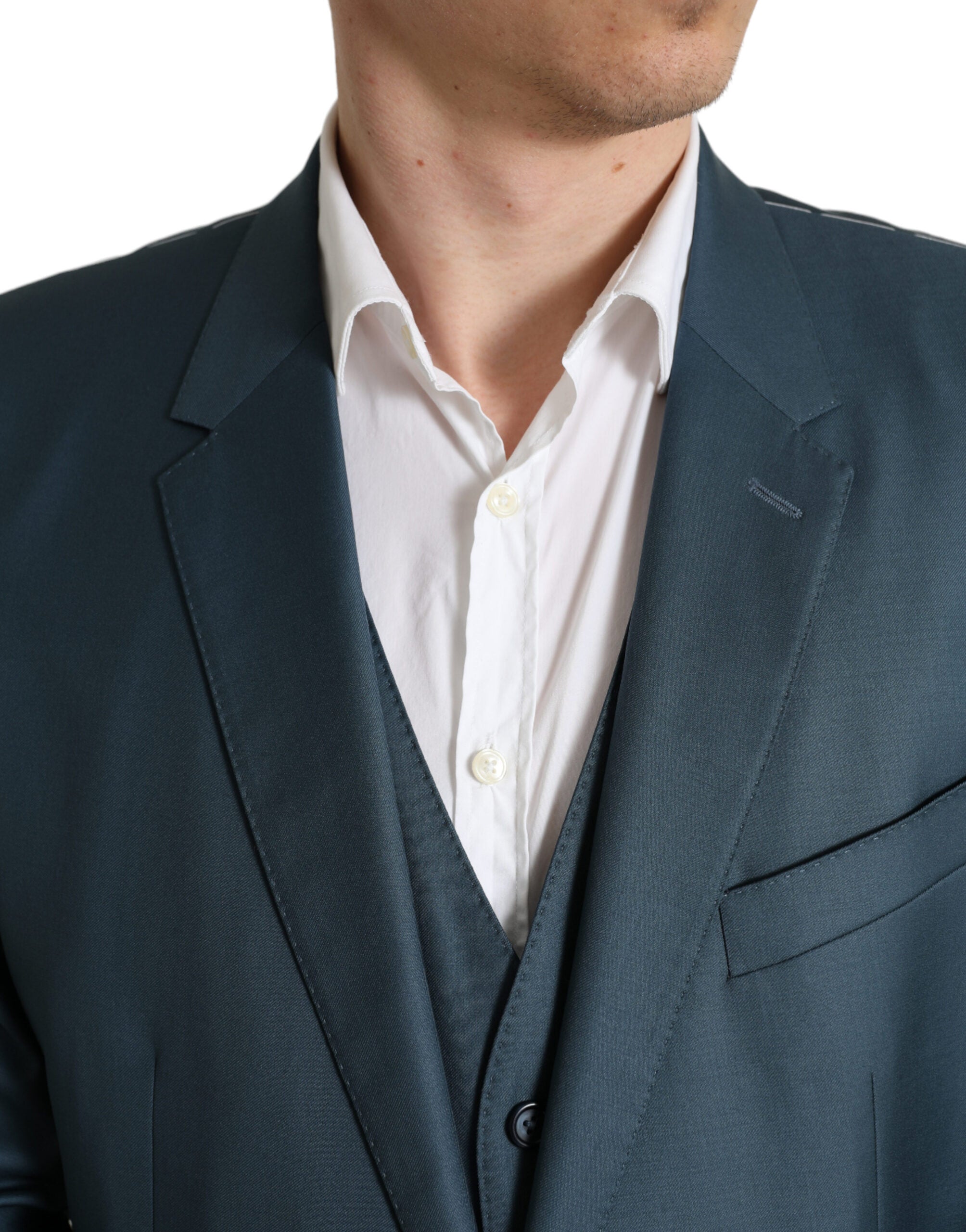 Green Single Breasted 2 Piece MARTINI Suit - ventzia