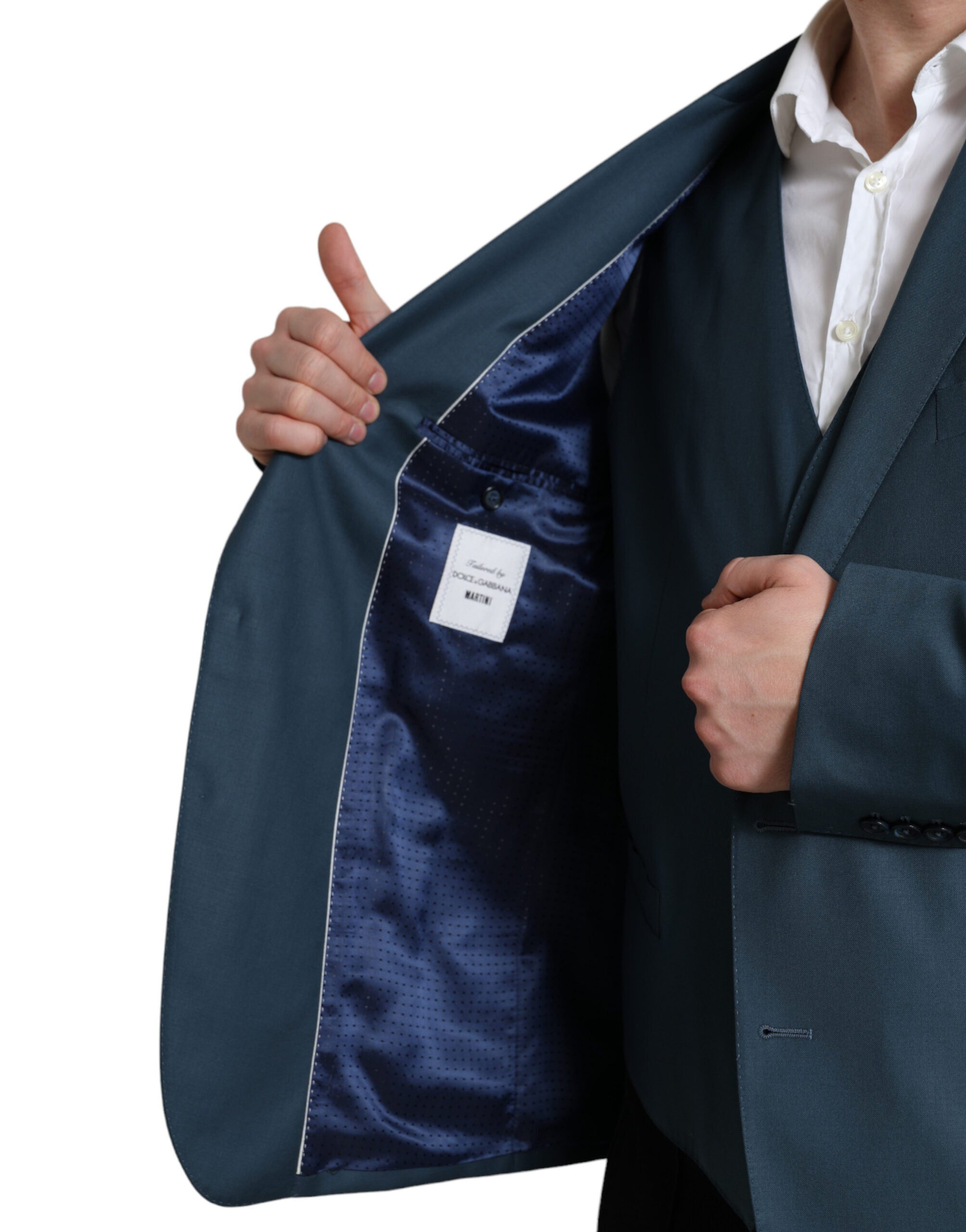 Green Single Breasted 2 Piece MARTINI Suit - ventzia