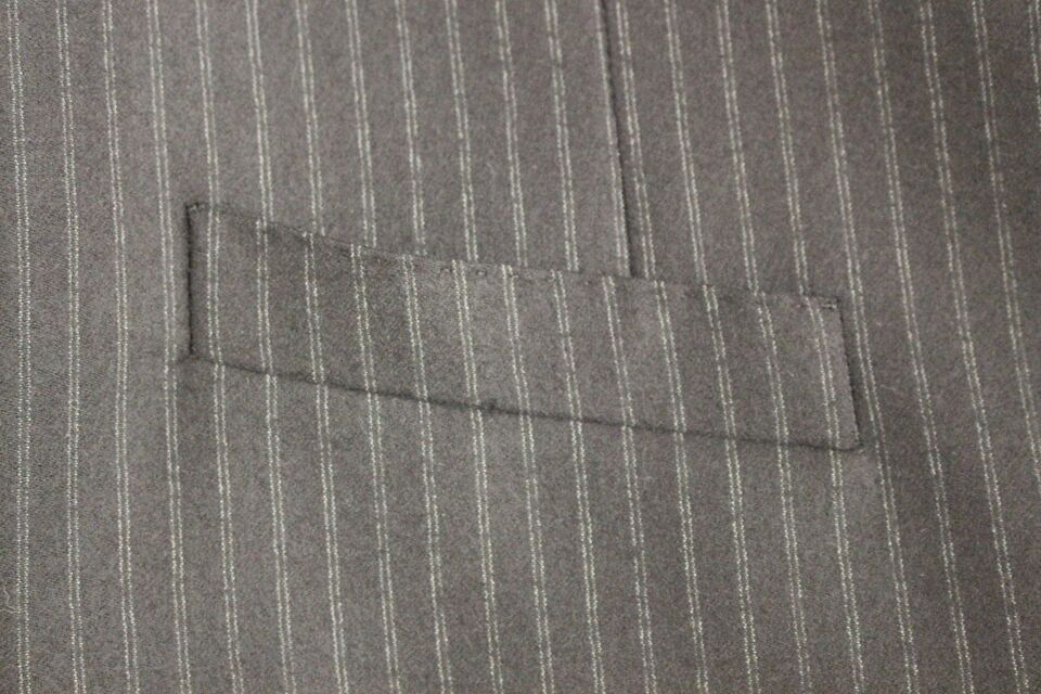Elegant Black Striped Wool Dress Vest - ventzia