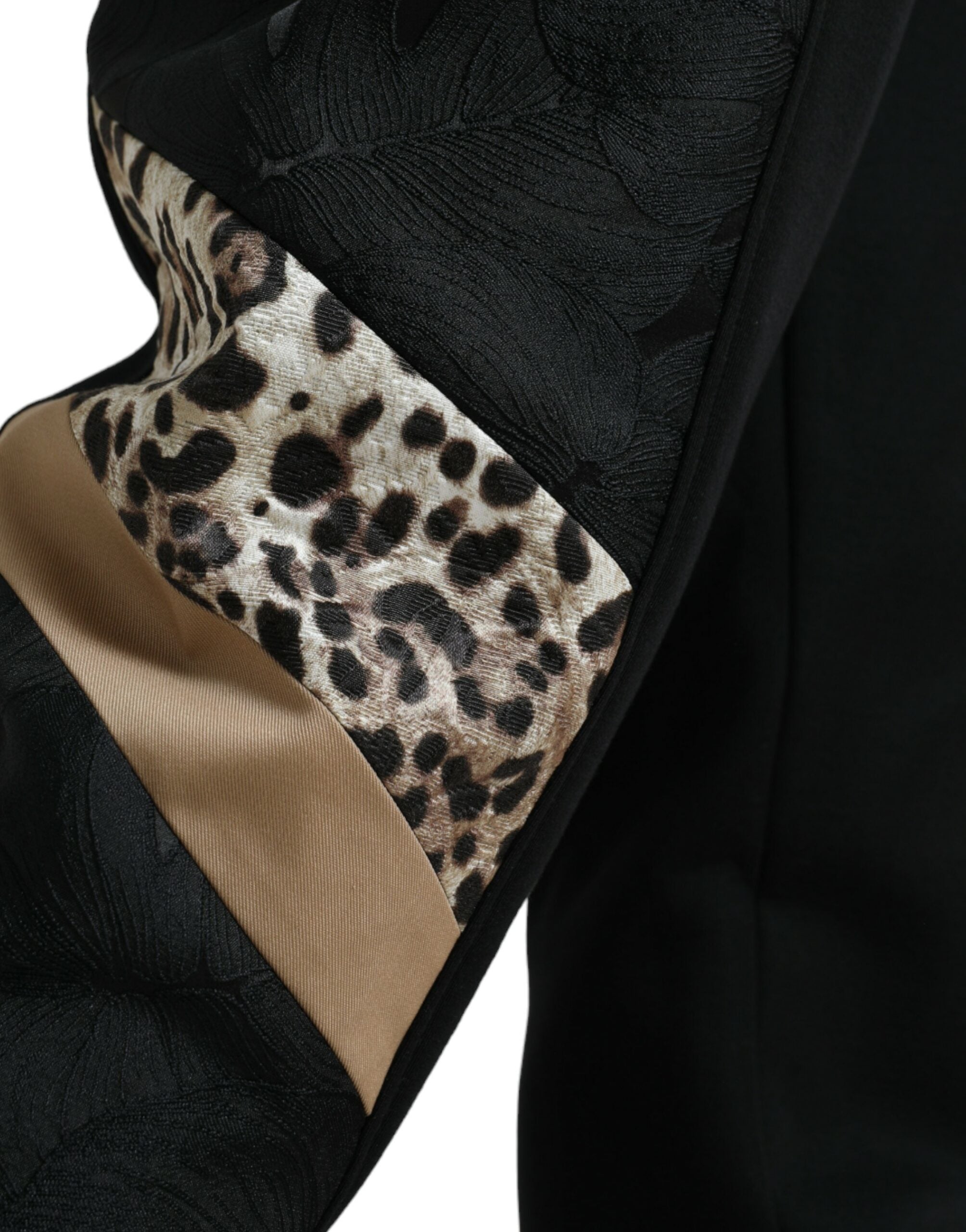 Black Cotton Slim Stretch Jogger Pants - ventzia