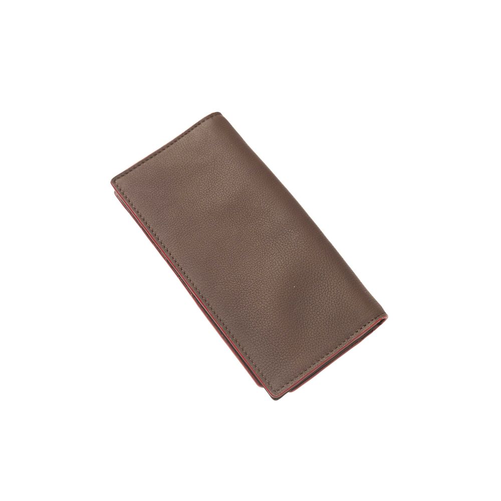 Brown Calfskin Men Wallet - ventzia