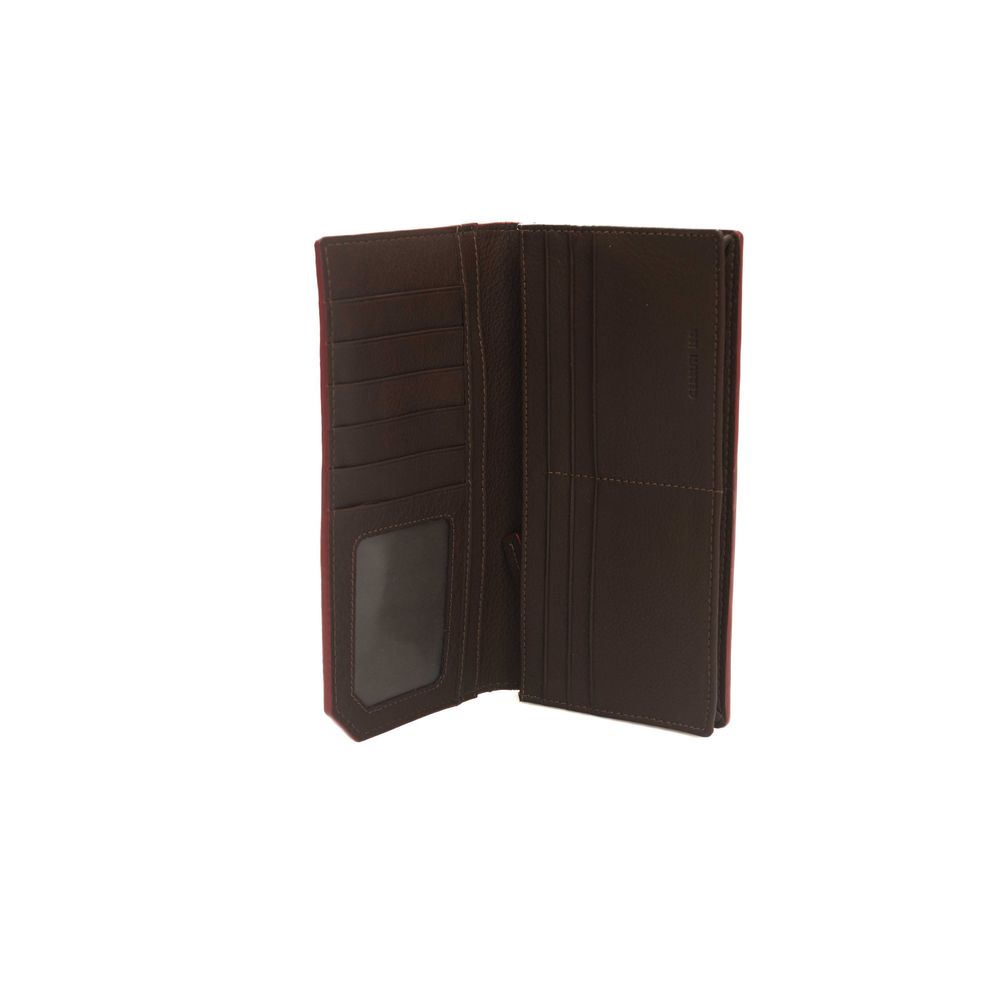 Brown Calfskin Men Wallet - ventzia