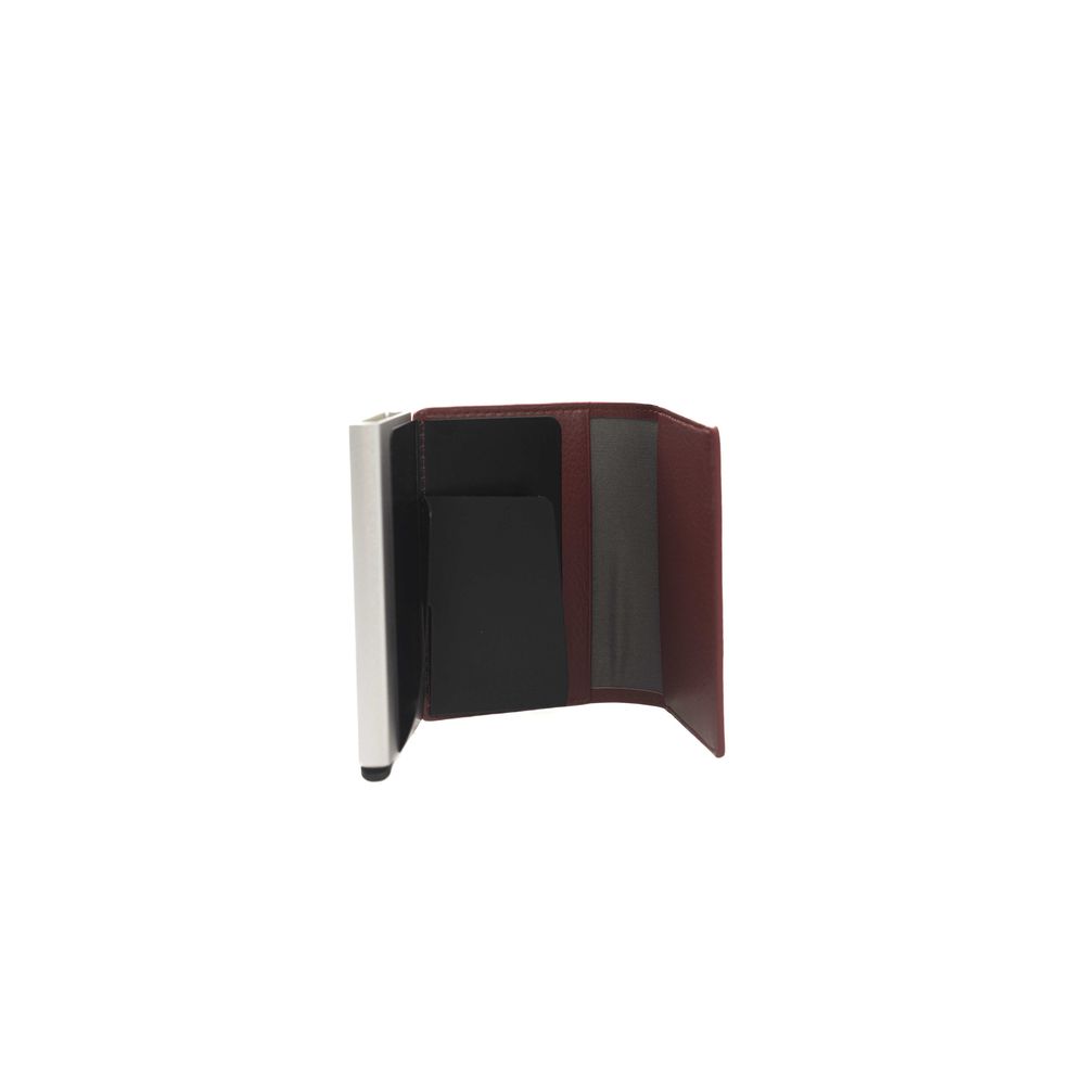 Red Calfskin Men Wallet - ventzia