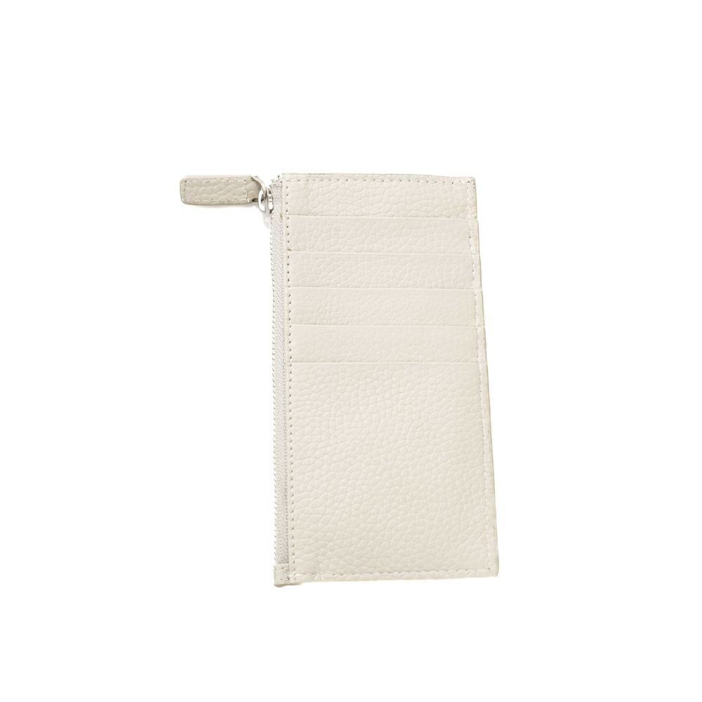 White Leather Men Wallet - ventzia