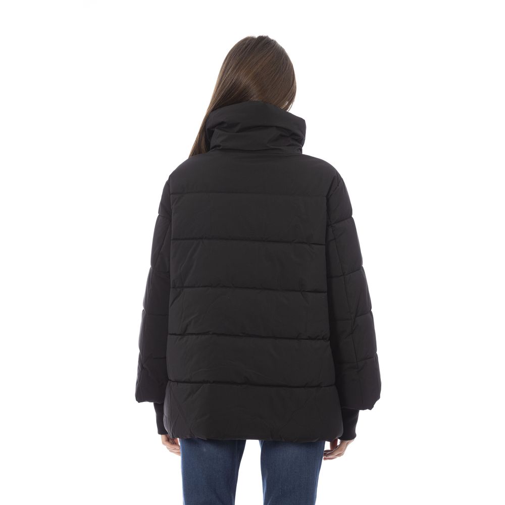Black Polyamide Women Jacket - ventzia