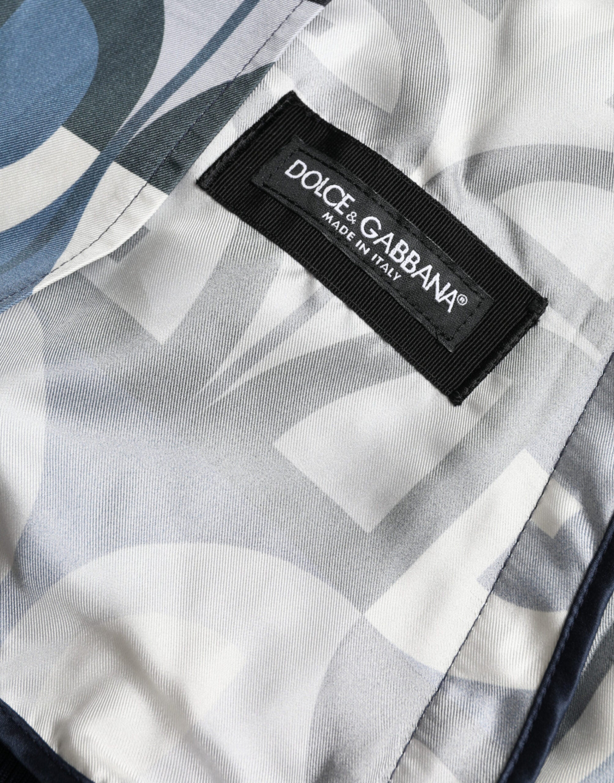 Multicolor Logo Print Bomber Blouson Jacket - ventzia