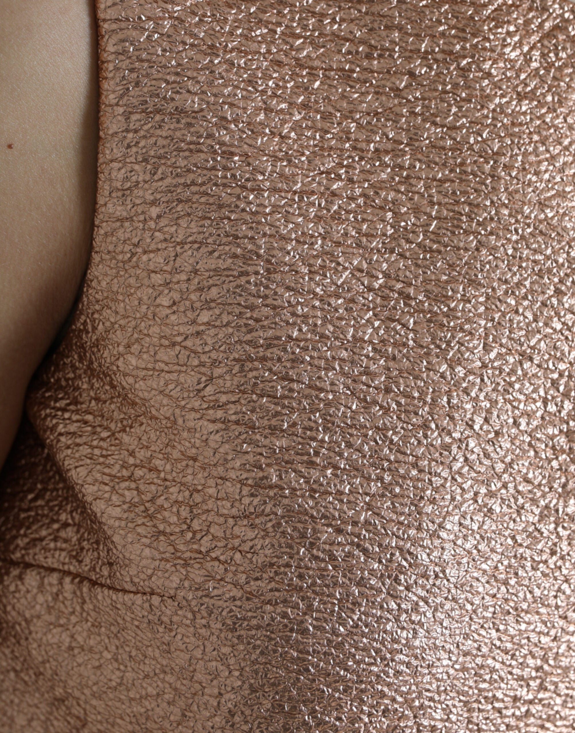 Pink Jacquard Sleeveless Shift Mini Dress - ventzia