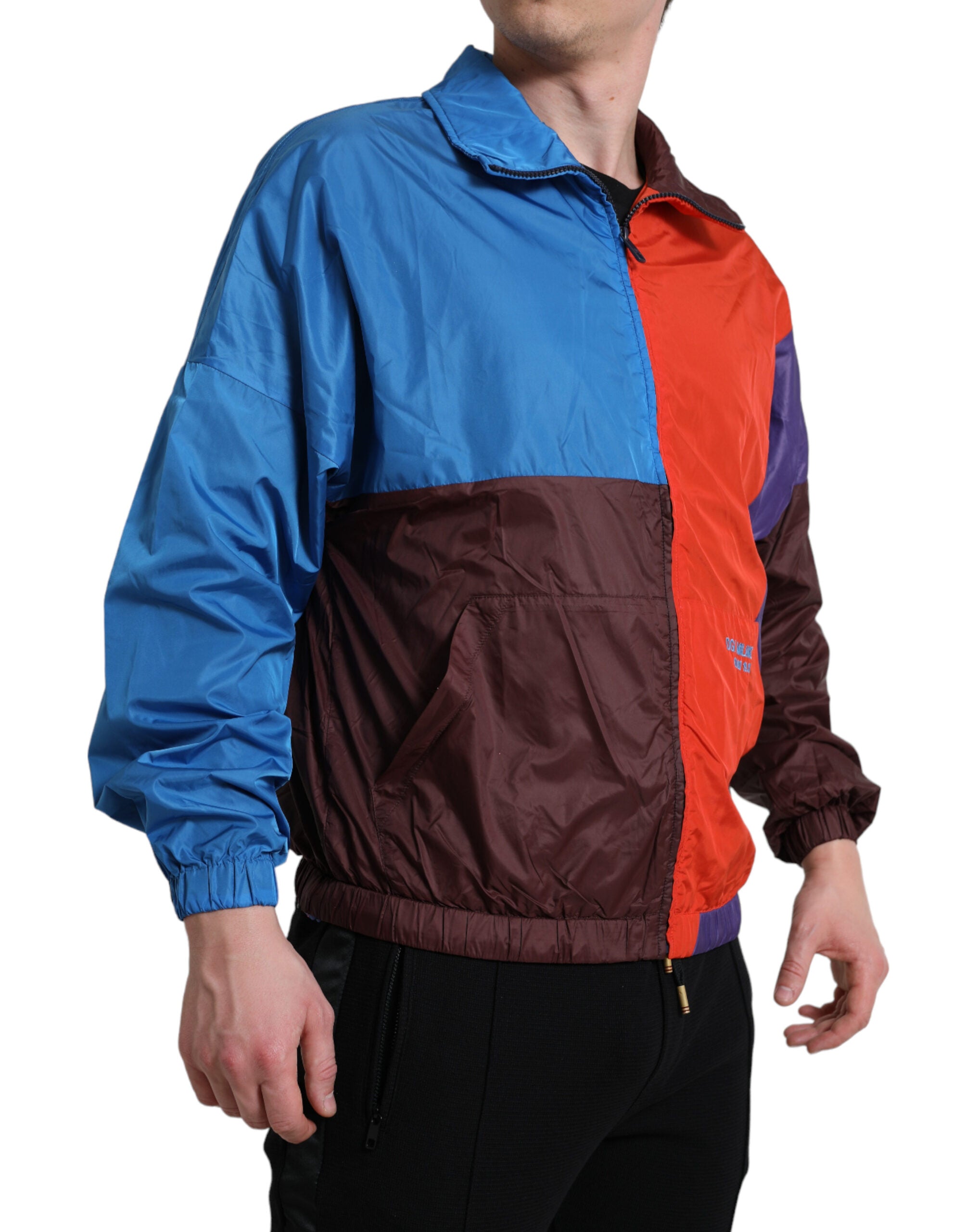 Multicolor Color Windbreaker Jacket - ventzia