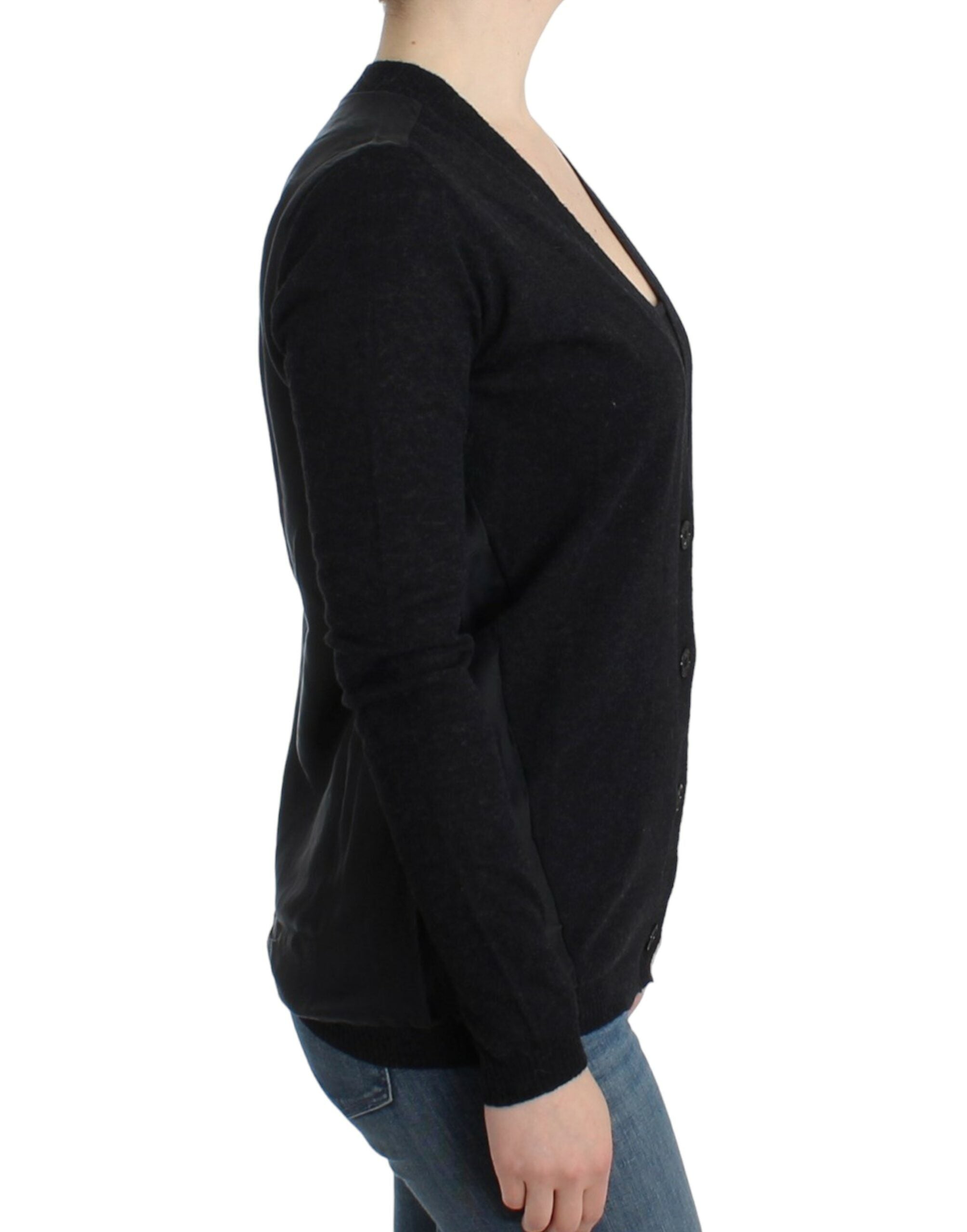 Elegant Deep V-neck Lightweight Cardigan - ventzia