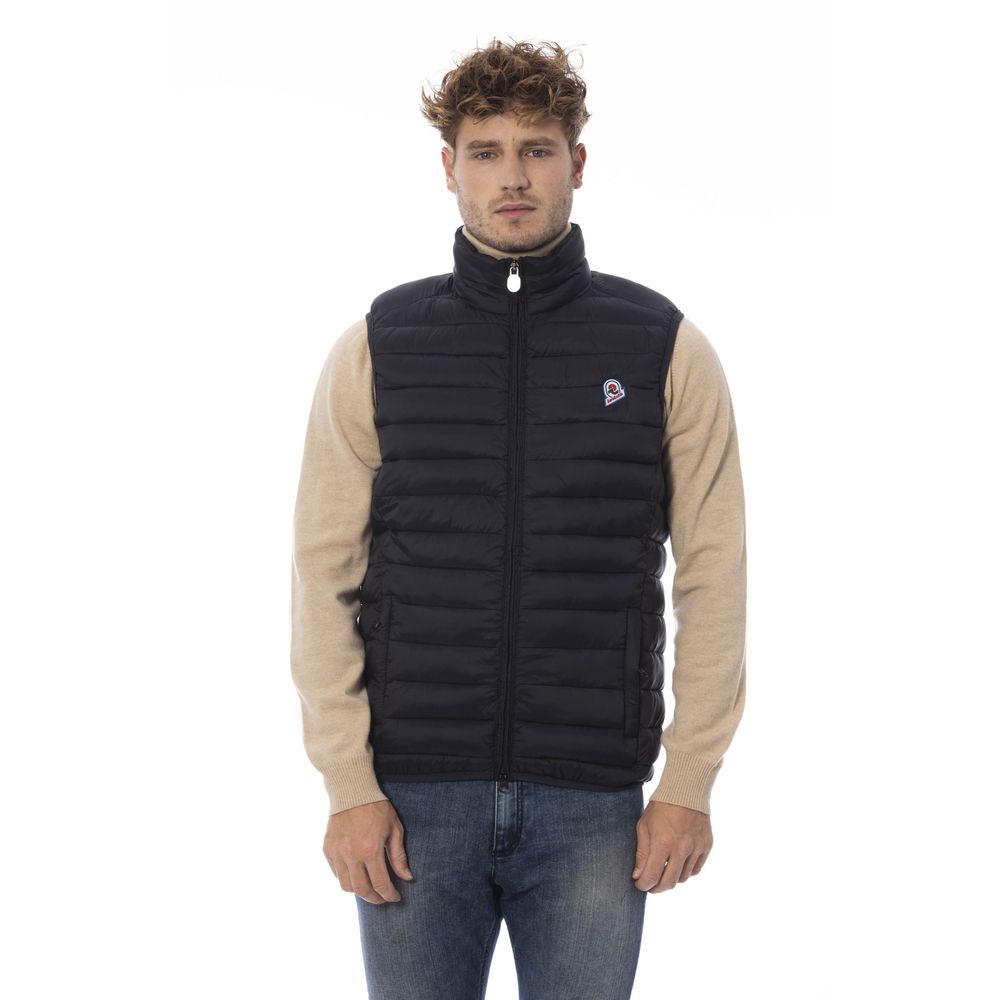 Black Polyamide Men's Vest - ventzia