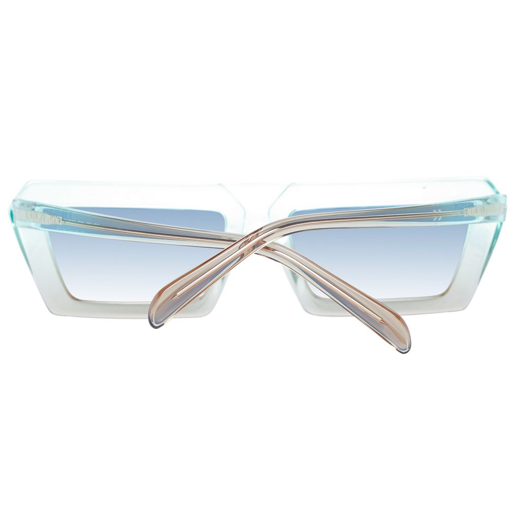 Turquoise Plastic Sunglasses - ventzia