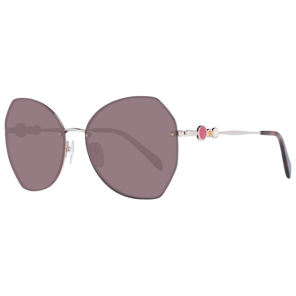 Rose Gold Metal Sunglasses - ventzia