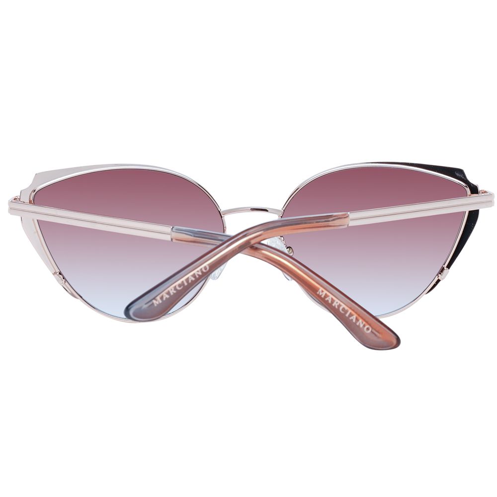 Rose Gold Metal Sunglasses - ventzia