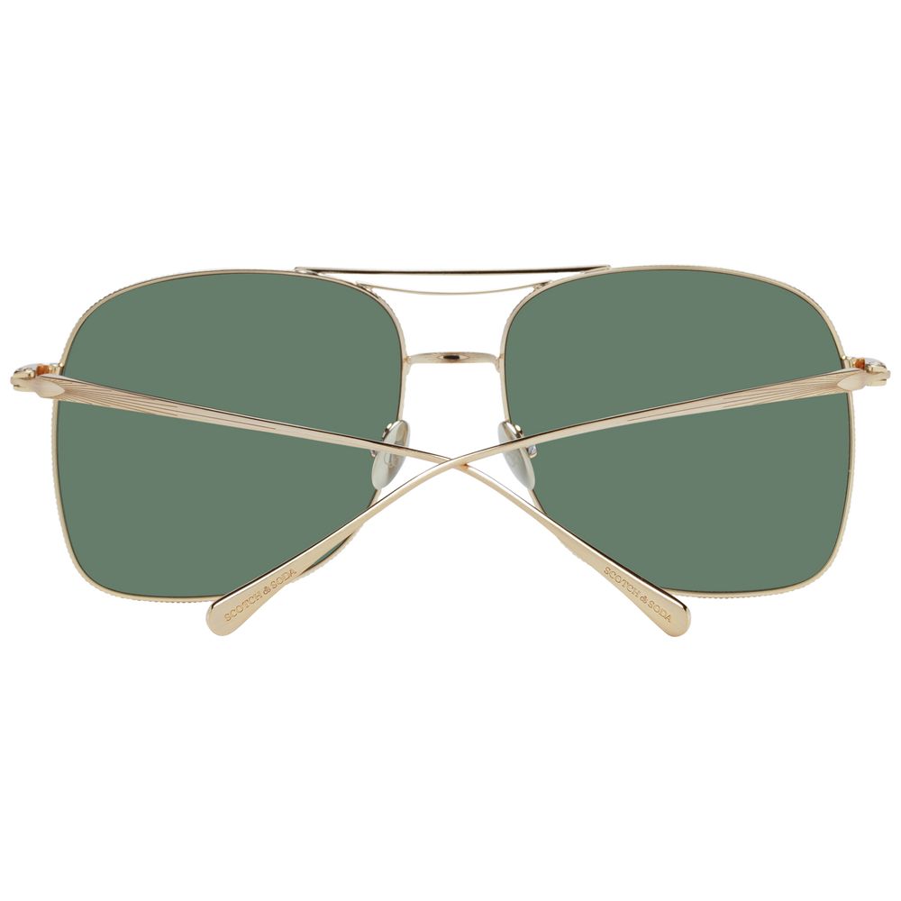 Gold Stainless Steel Sunglasses - ventzia