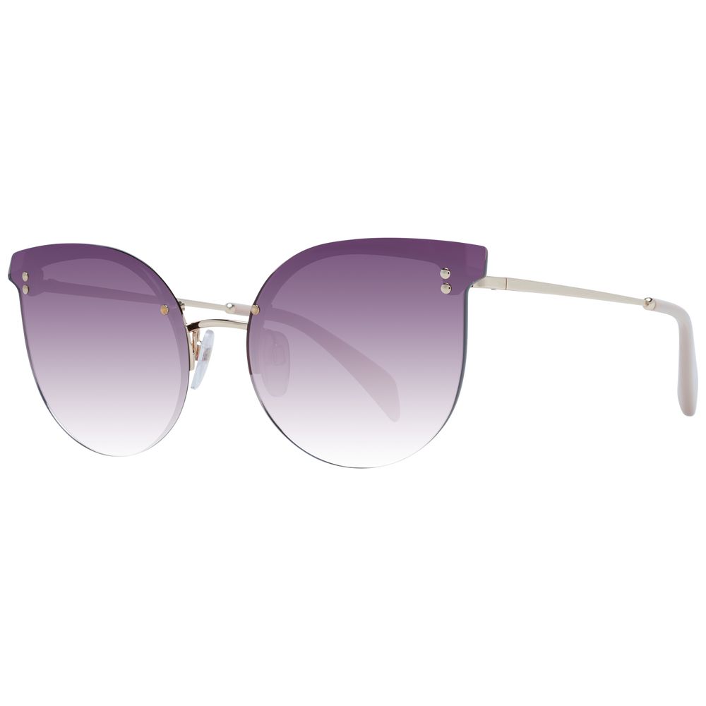 Gold Stainless Steel Sunglasses - ventzia