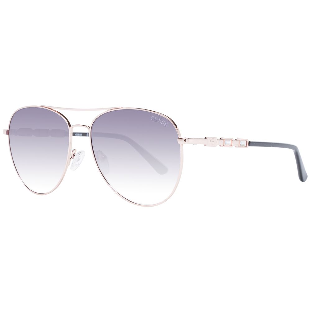 Rose Gold Metal Sunglasses - ventzia