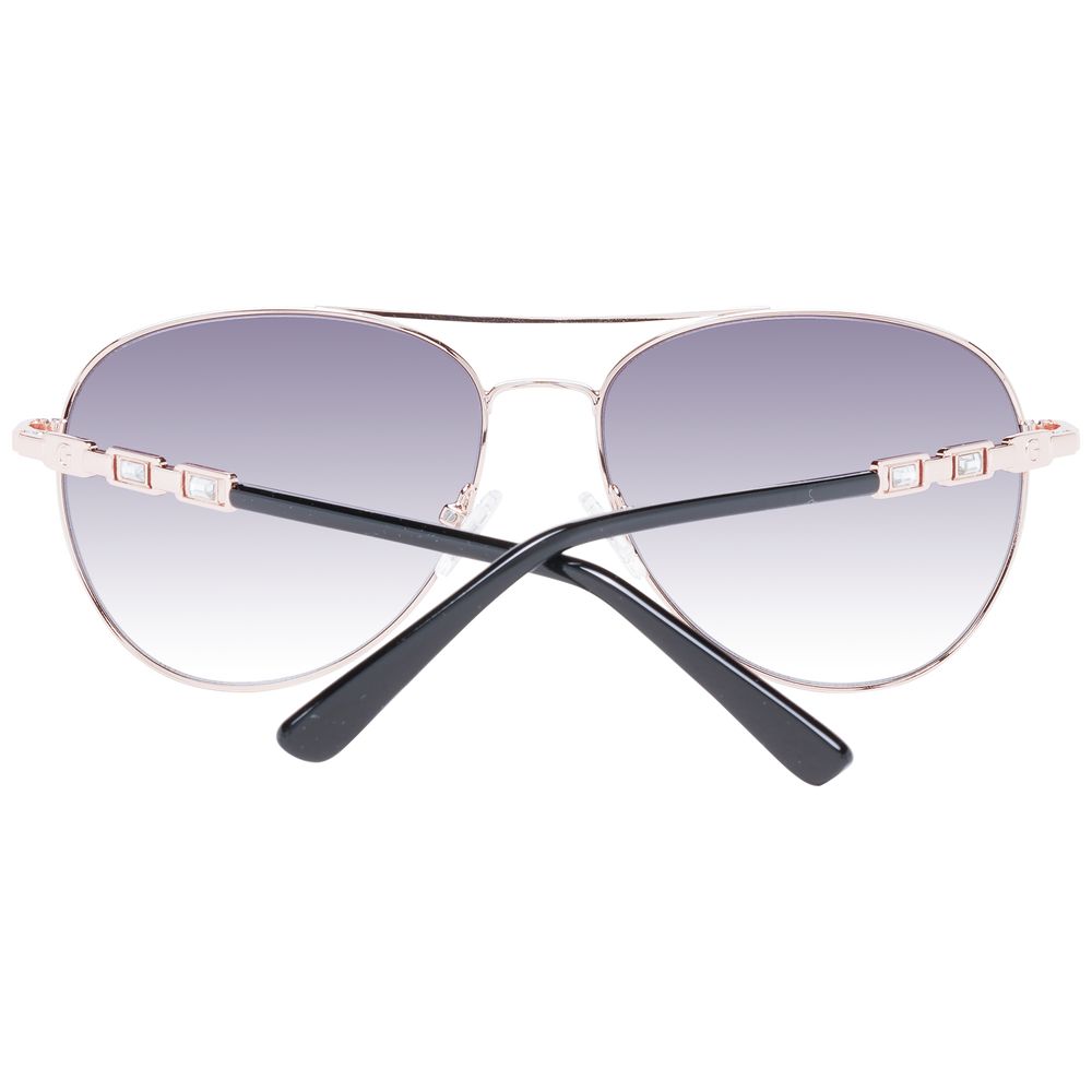 Rose Gold Metal Sunglasses - ventzia