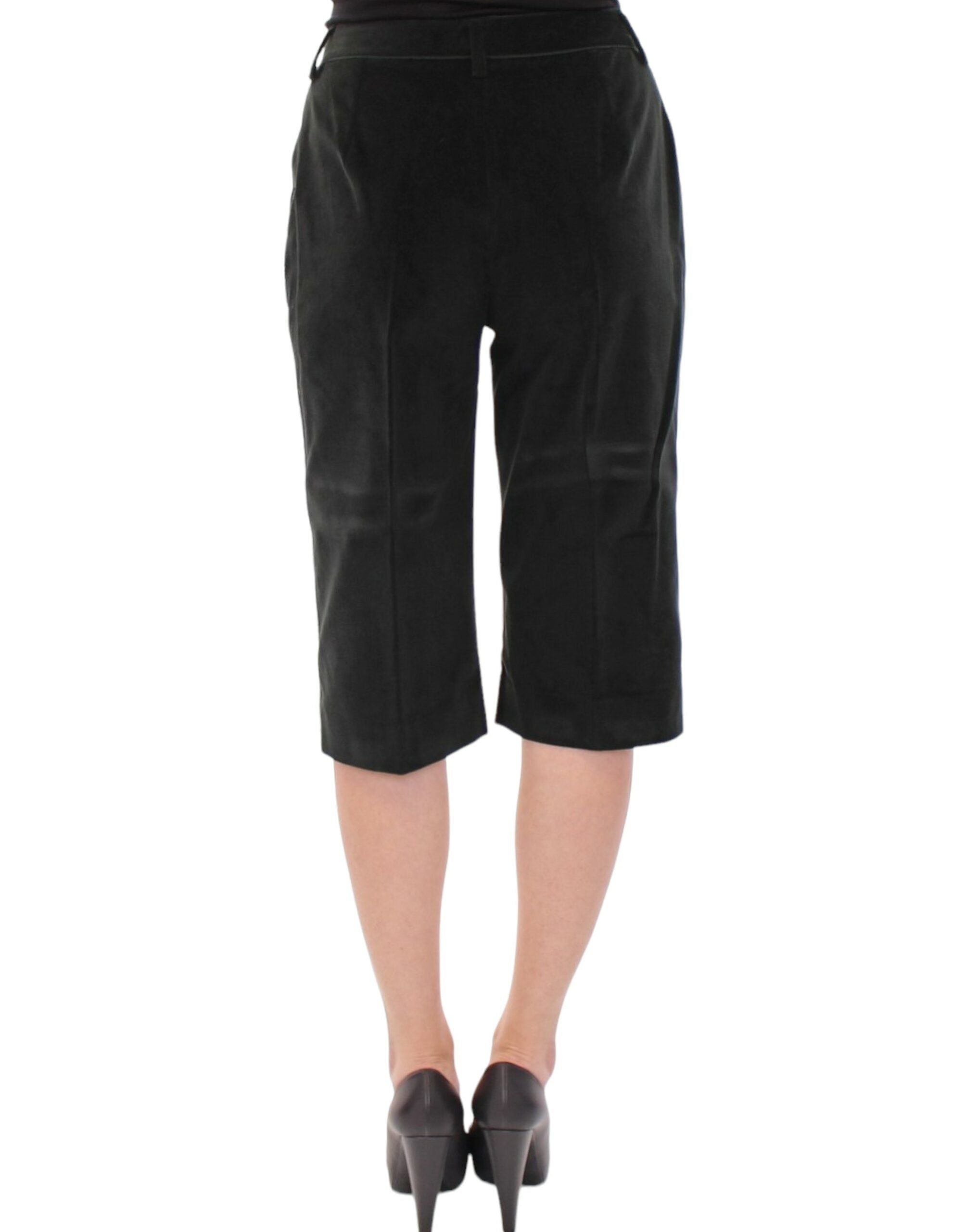 Elegant Designer Black Shorts - ventzia