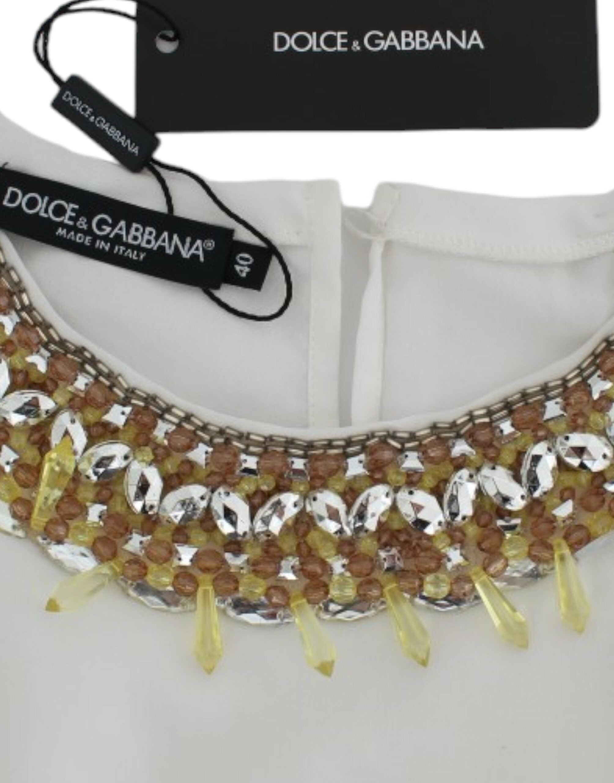 Elegant Sleeveless Silk Blouse with Crystal Embellishment - ventzia