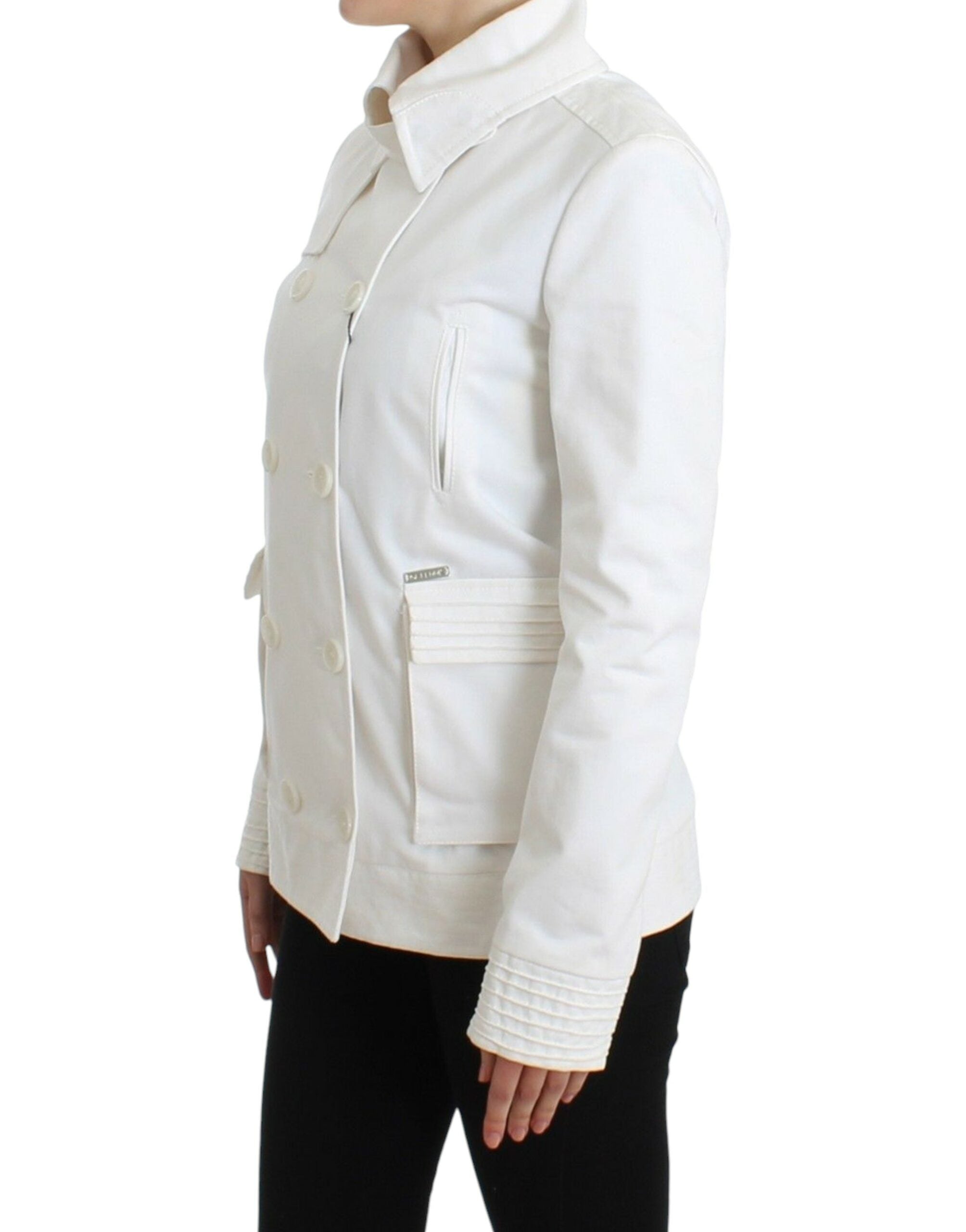 Chic Double Breasted Cotton Jacket - ventzia