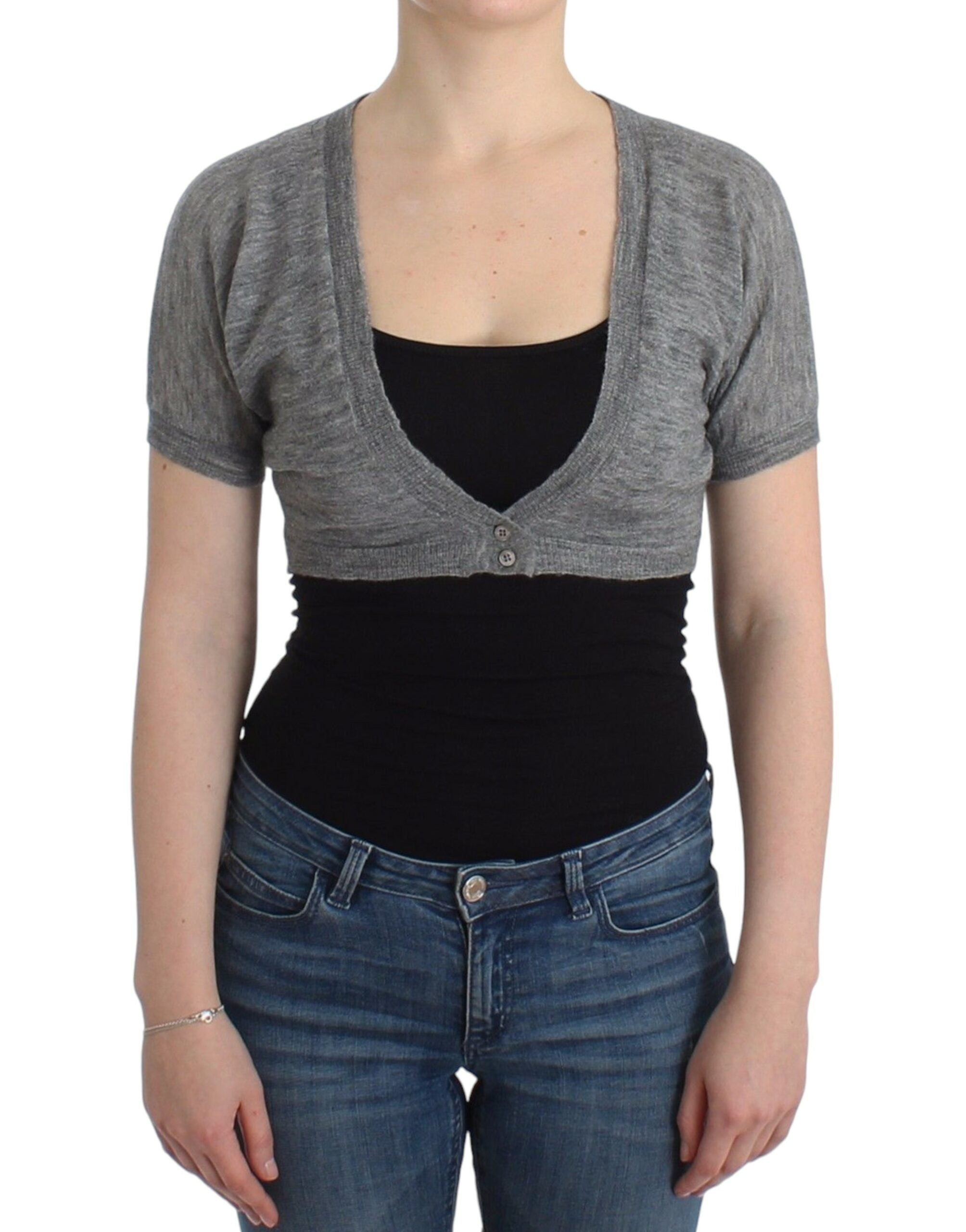 Chic Alpaca Wool Blend Bolero - ventzia