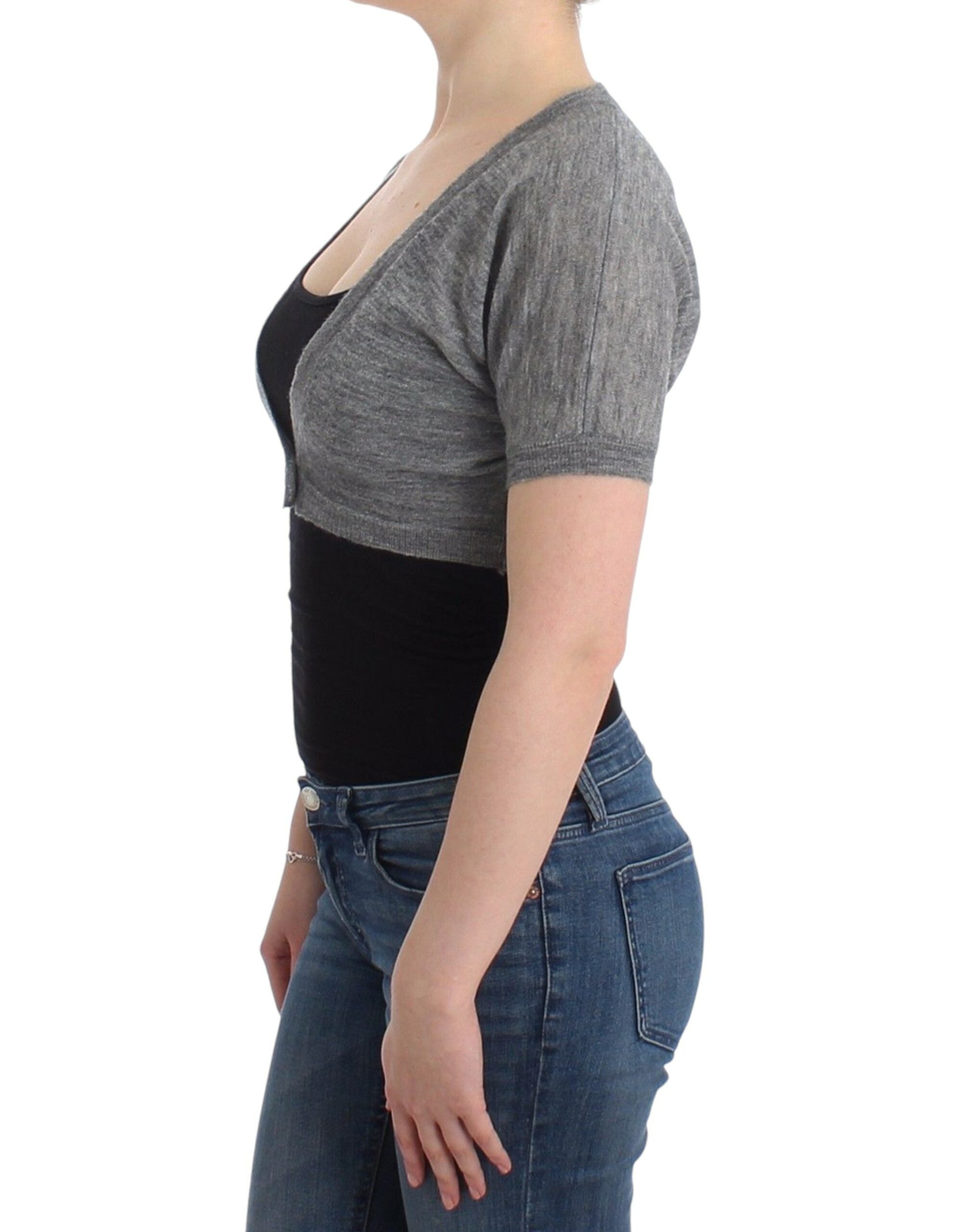 Chic Alpaca Wool Blend Bolero - ventzia