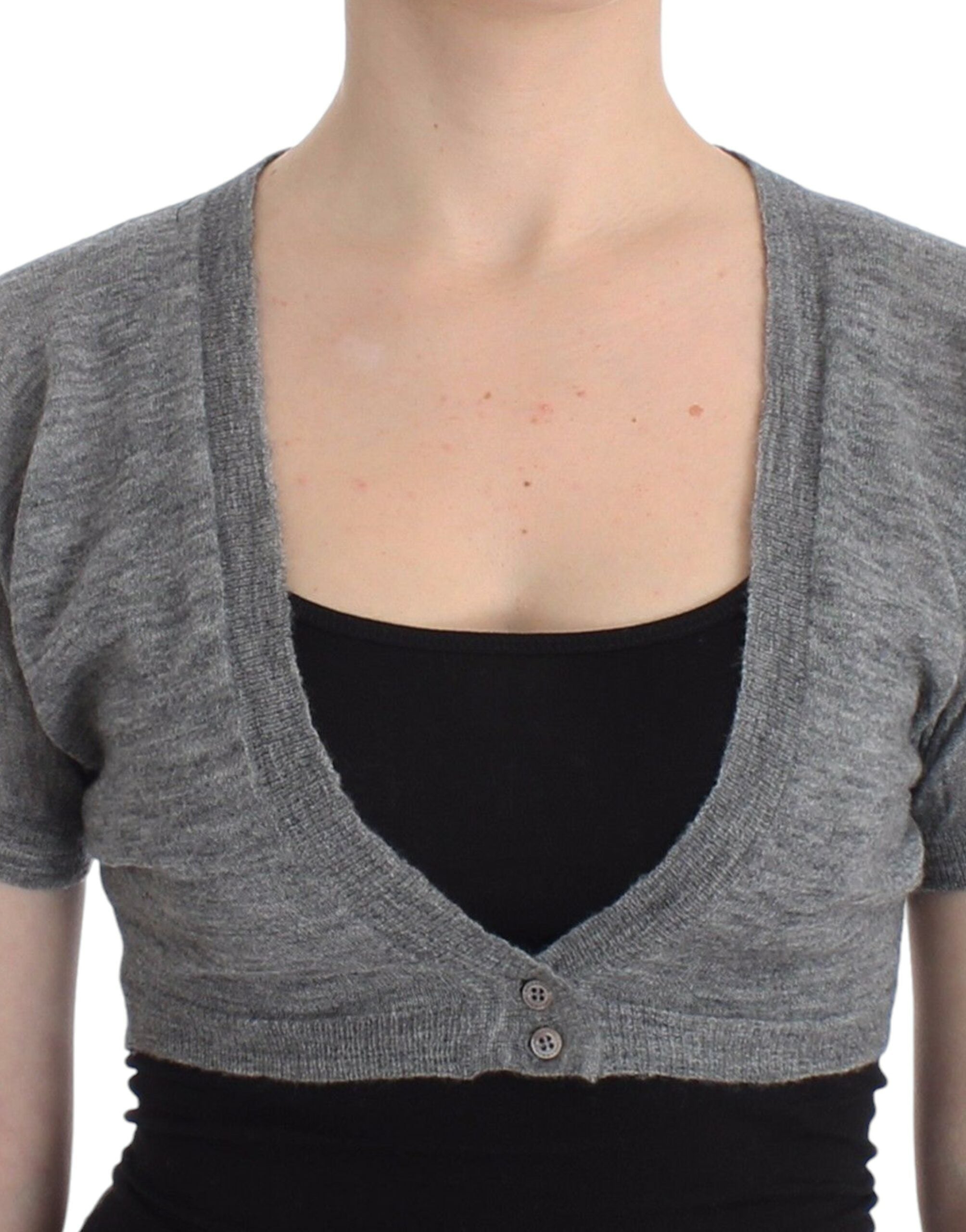 Chic Alpaca Wool Blend Bolero - ventzia